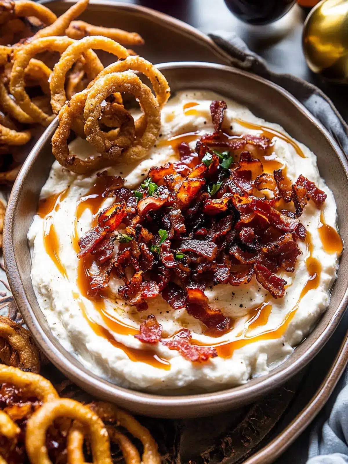 Whipped Goat Cheese Candied Bacon Dip: A Decadent Delight 5 Whipped Goat Cheese Candied Bacon Dip