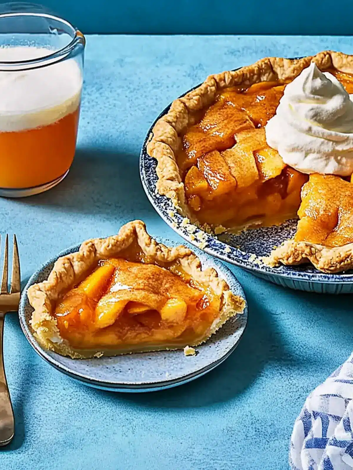 Irresistible Georgia Peach Pie with Bourbon Whipped Cream Delight 4 Georgia Peach Pie with Bourbon Whipped Cream