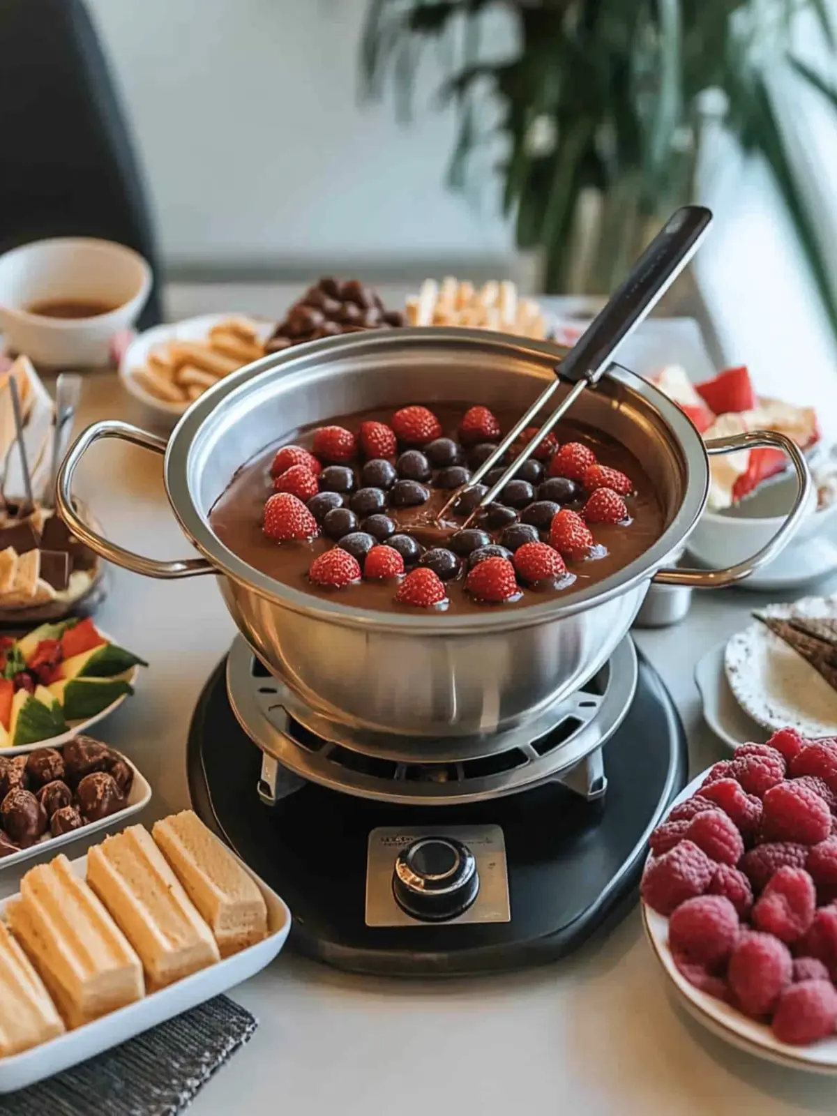 Chocolate Fondue Station: Create a Sweet Party Experience 2 Chocolate Fondue Station