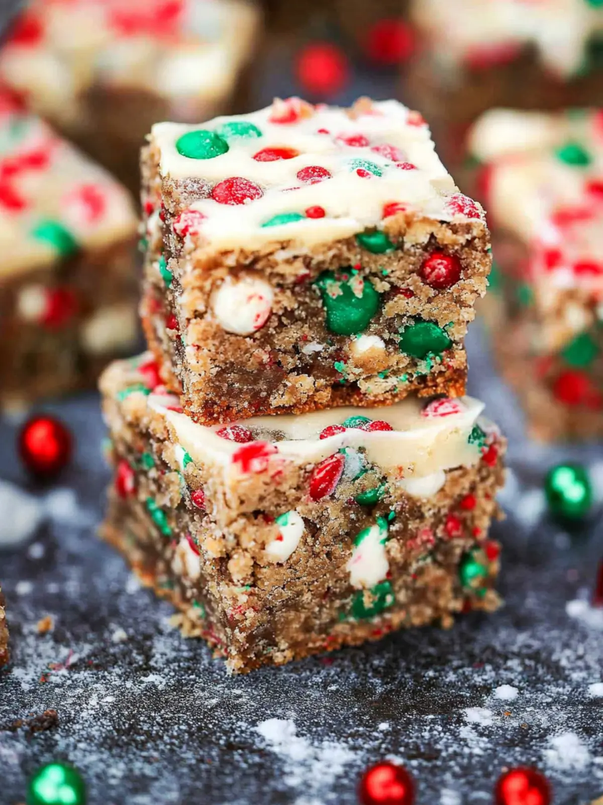 Delicious Christmas Cookie Bars with Festive Mix-Ins 2 Christmas Cookie Bars