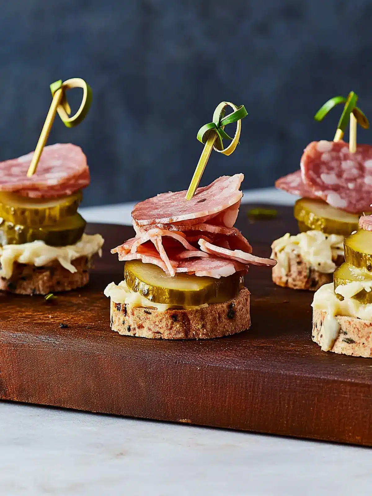 Irresistible Reuben Pickle Bites: Quick Snack Delight 3 Reuben Pickle Bites