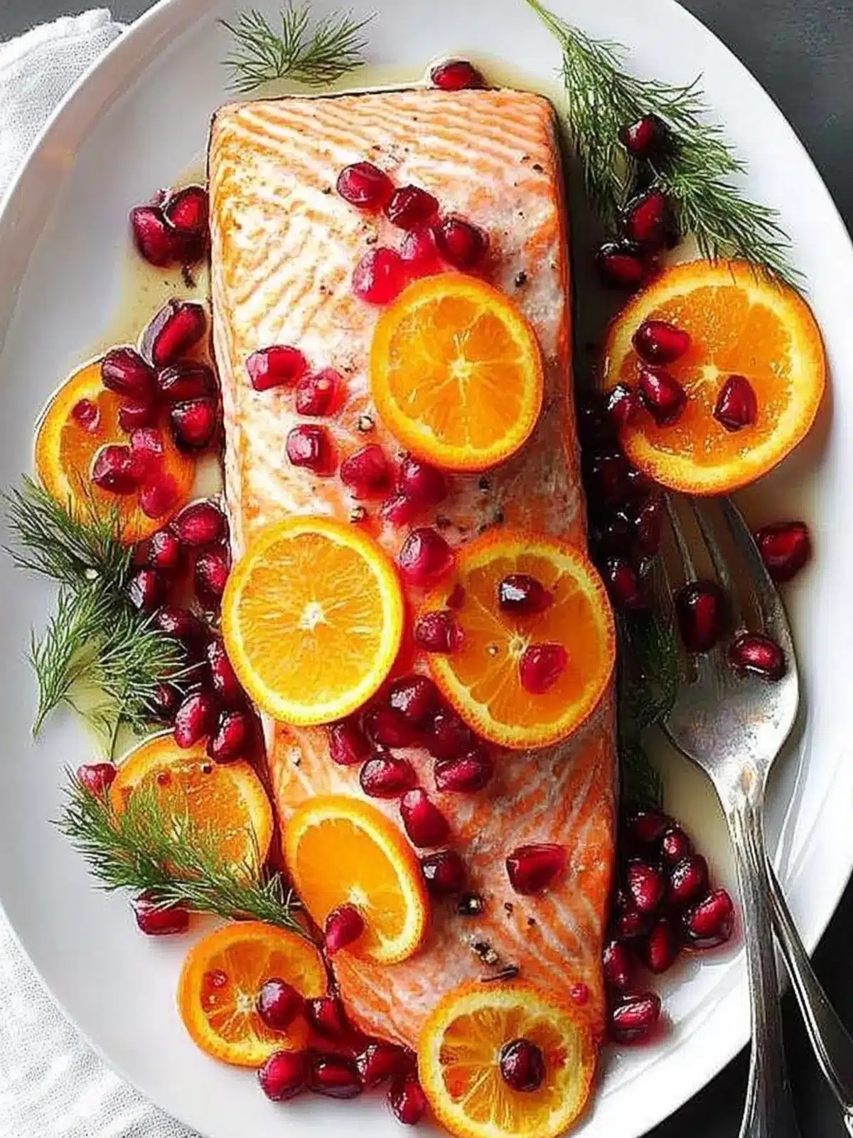 Delicious Orange Pomegranate Salmon for Festive Feasts 3 Orange Pomegranate Salmon