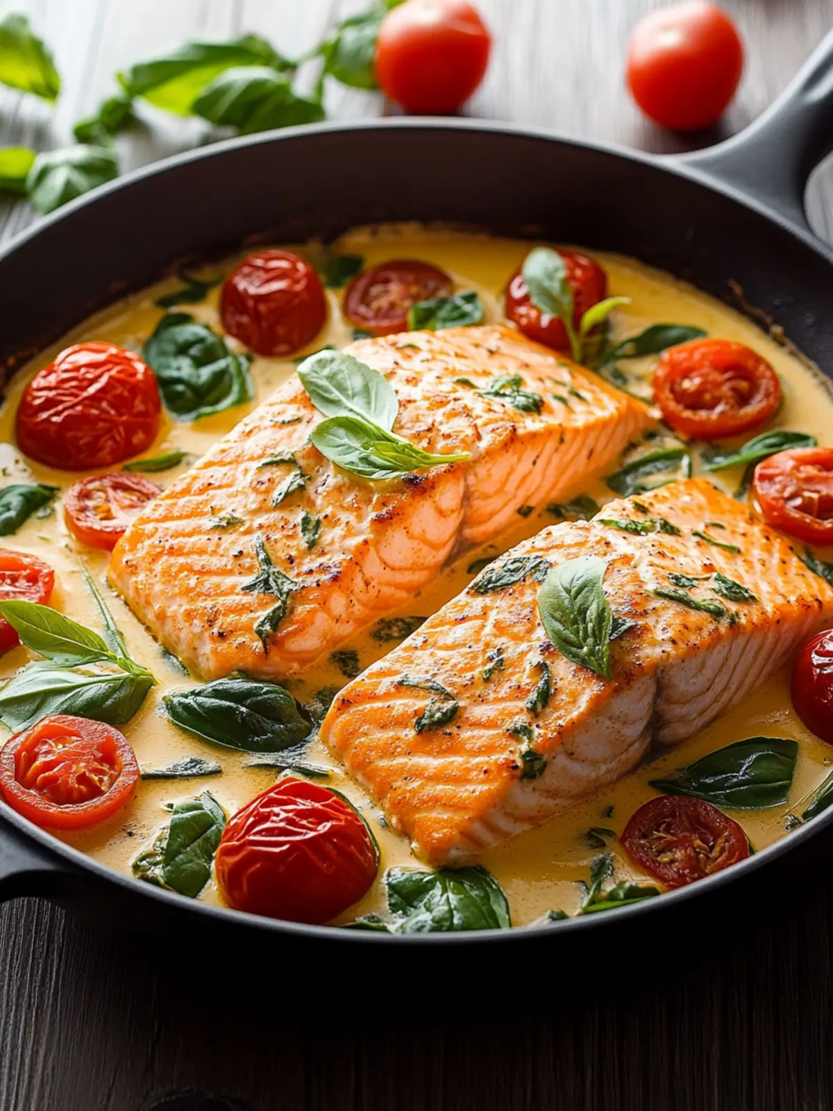 Creamy Tuscan Salmon Skillet: Your New Favorite Dinner Delight 5 Creamy Tuscan Salmon Skillet
