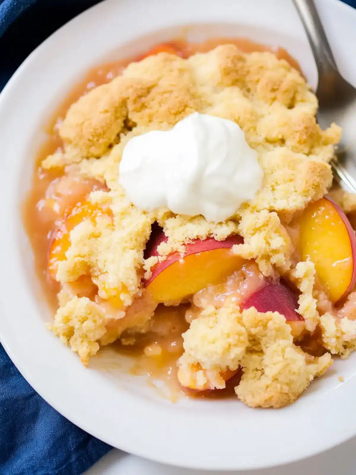 Easy Vegan Peach Cobbler That Will Melt Your Heart 5 Easy Vegan Peach Cobbler