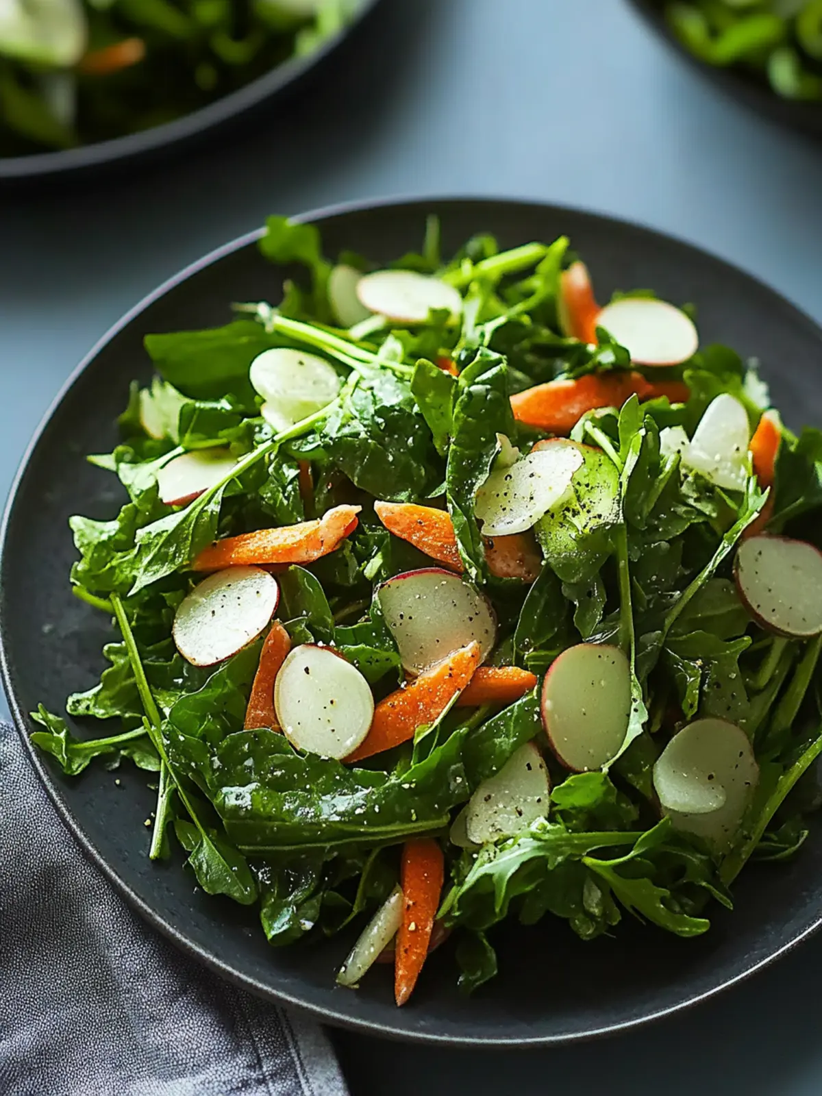 Carolina Collard Green Salad with Smoky Bacon Bliss 2 Carolina Collard Green Salad