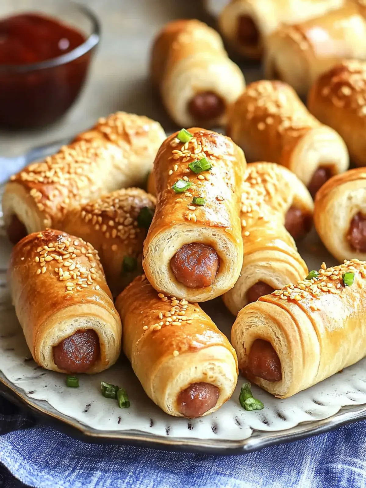 Irresistible Everything Pigs in a Blanket for Easy Snacking 2 Everything Pigs in a Blanket