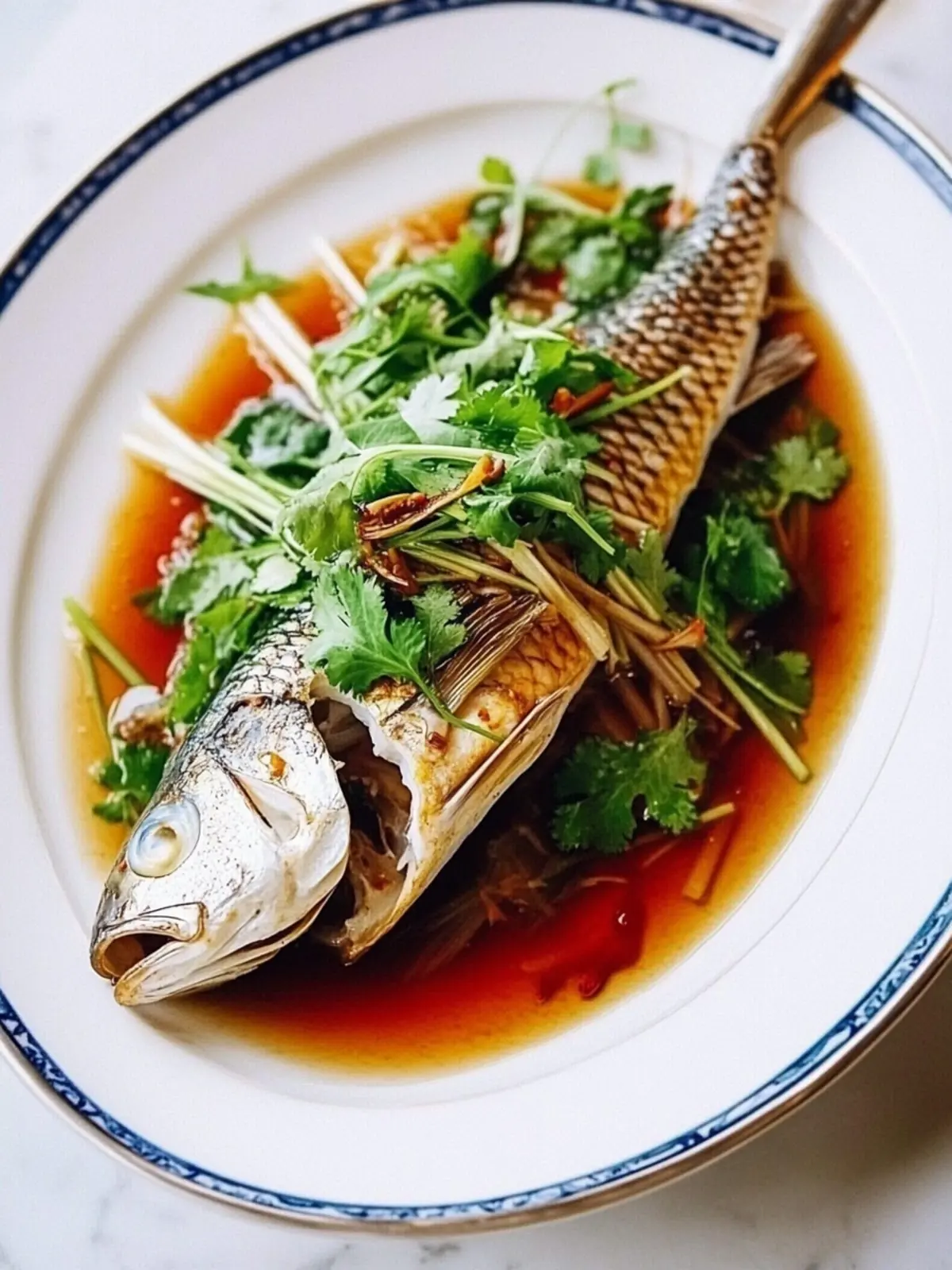 Delicious Steamed Whole Fish, Chinese Style for Family Feasts 4 Steamed Whole Fish, Chinese Style