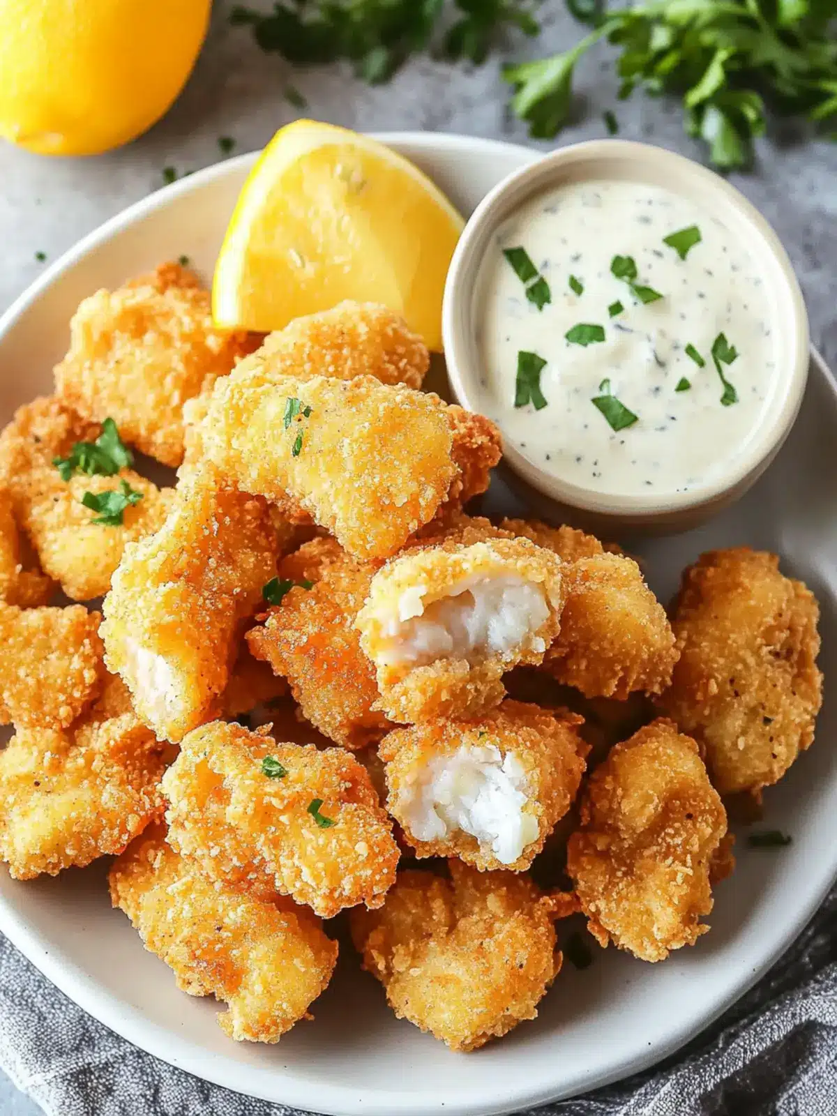 Crispy Fried Catfish Nuggets Perfect for Family Dinner Night 4 Fried Catfish Nuggets