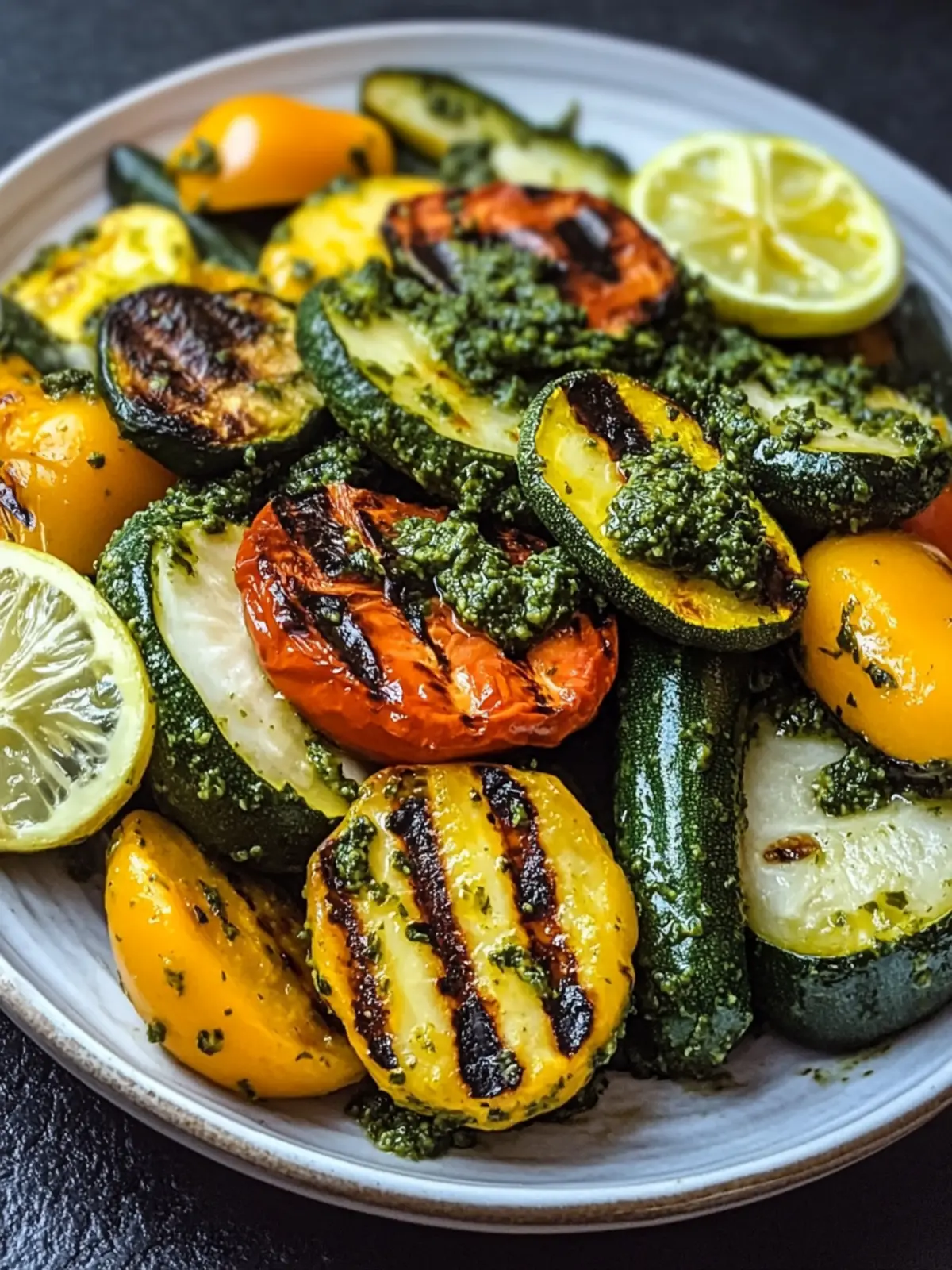 Grilled Vegetables with Collard Green Pesto Recipe for Flavor Bliss 5 Grilled Vegetables with Collard Green Pesto Recipe