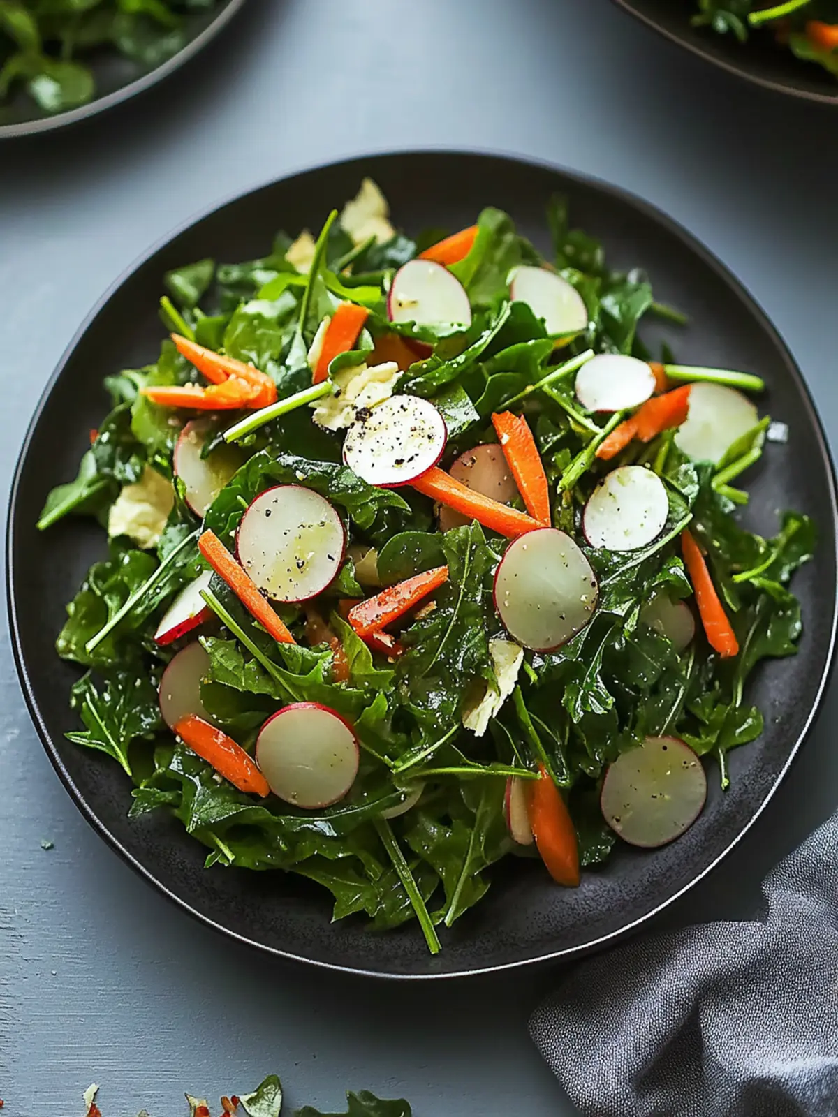 Carolina Collard Green Salad with Smoky Bacon Bliss 4 Carolina Collard Green Salad