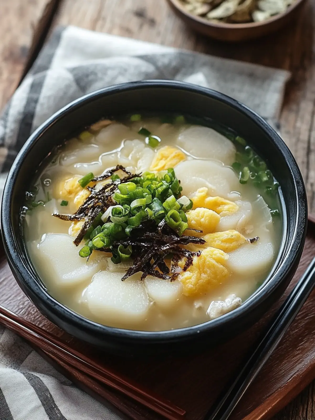 Tteokguk: Cozy Korean Rice Cake Soup for Ultimate Comfort 3 Tteokguk (Korean Rice Cake Soup)