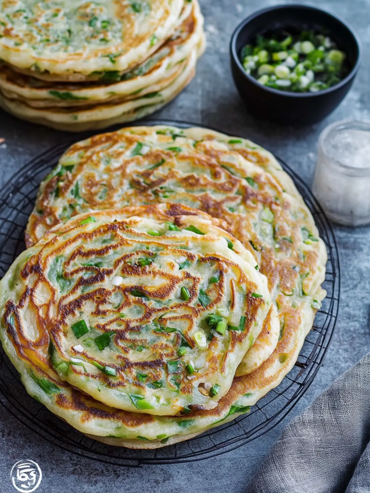 Delicious Scallion Pancakes That Will Wow Your Guests 4 Scallion pancakes (Cong You Bing, 葱油饼)