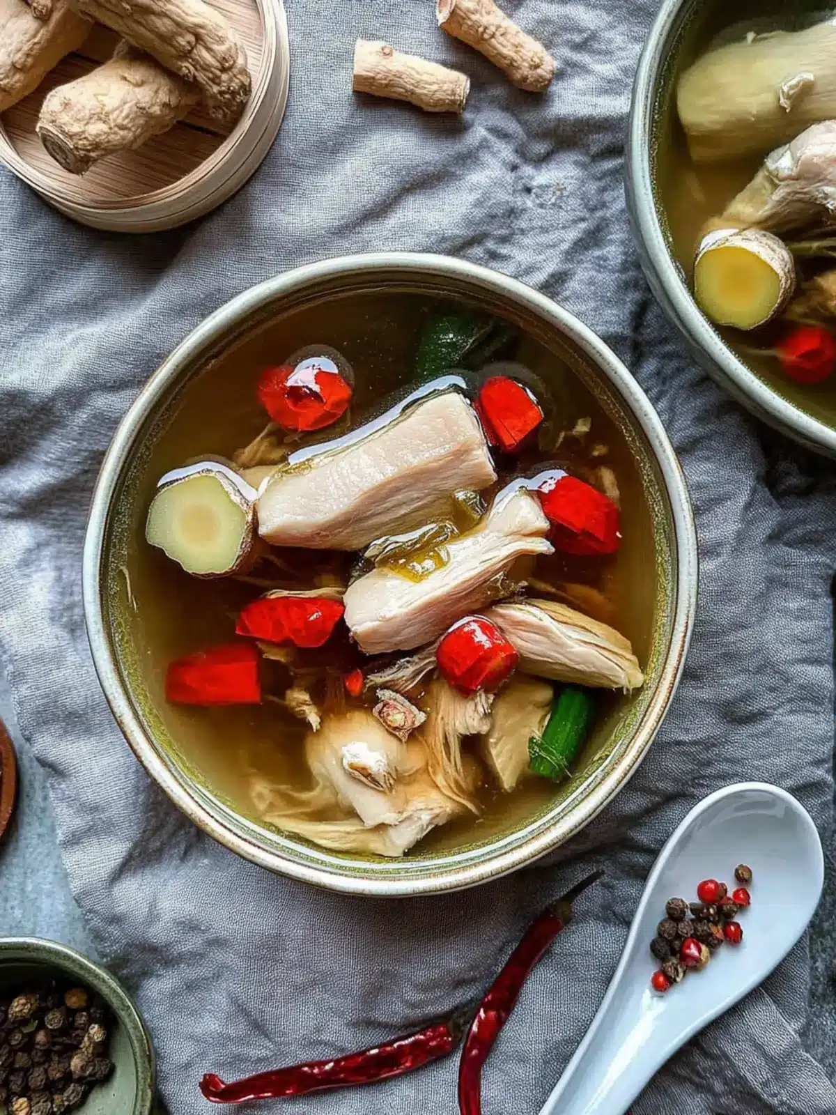 Revitalize Your Day with Chinese Ginseng Chicken Soup 4 Chinese Ginseng Chicken Soup