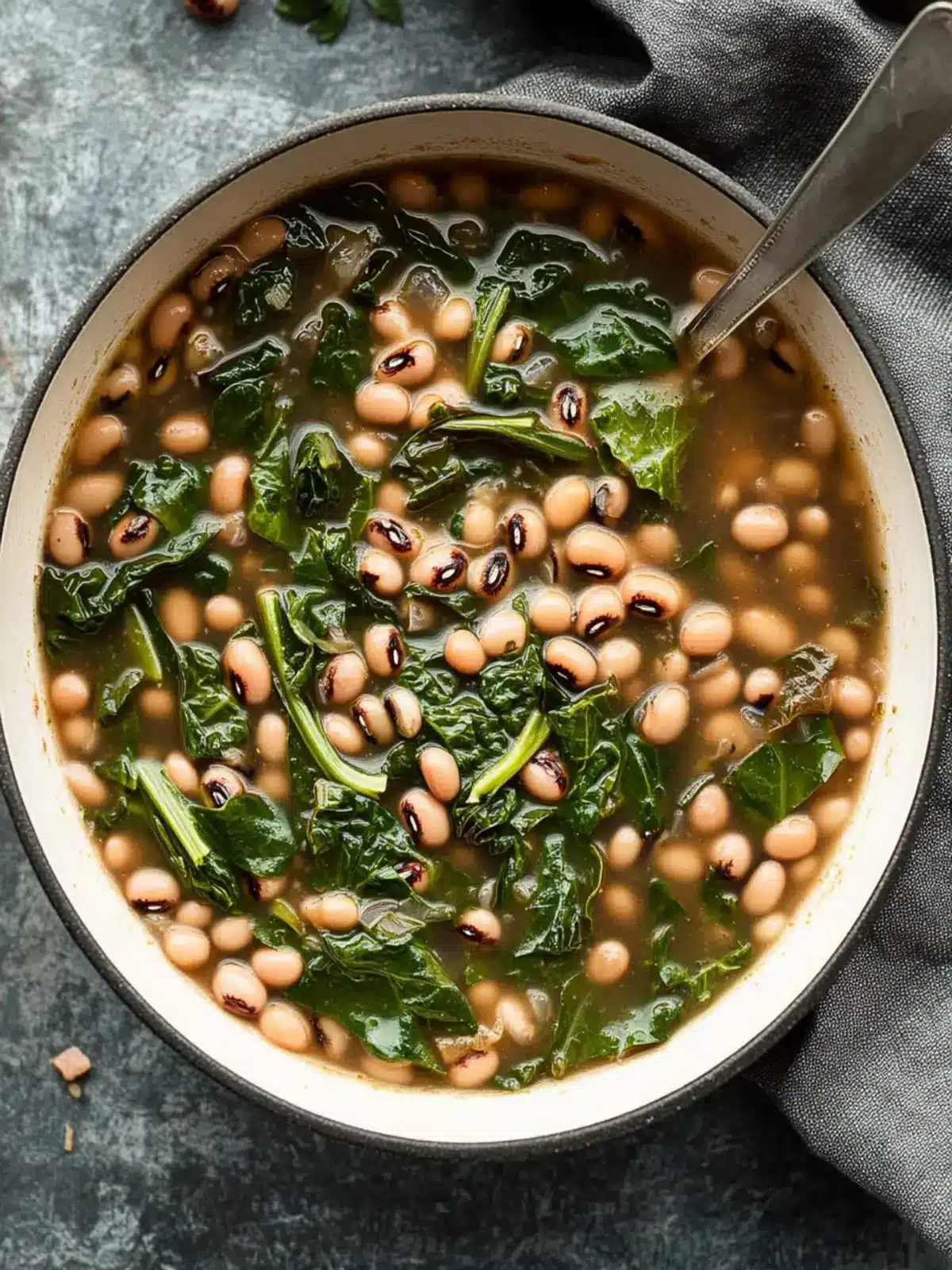 Slow Simmered Black Eyed Peas and Greens for Cozy Comfort 5 Slow Simmered Black Eyed Peas and Greens