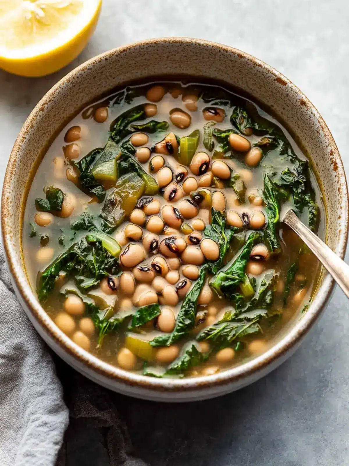 Slow Simmered Black Eyed Peas and Greens for Cozy Comfort 4 Slow Simmered Black Eyed Peas and Greens