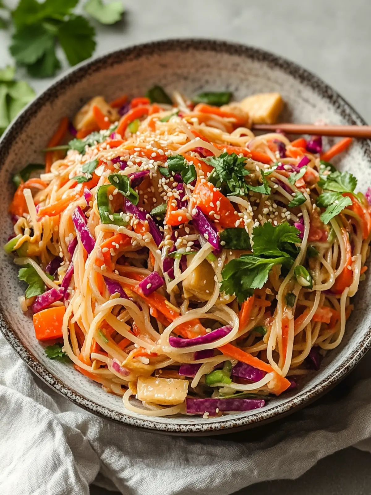 Miso Peanut Rainbow Noodle Salad for Vibrant, Easy Meals 5 Miso Peanut Rainbow Noodle Salad