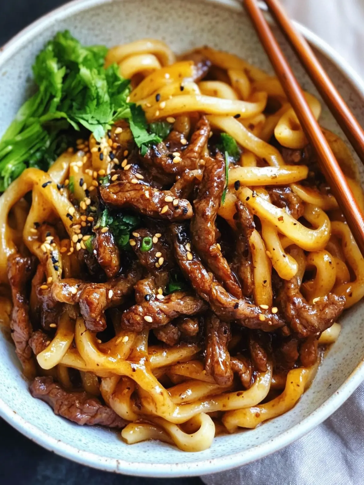Easy Black Pepper Beef Udon in 20 Minutes: Comfort Food Bliss 4 Easy Black Pepper Beef Udon