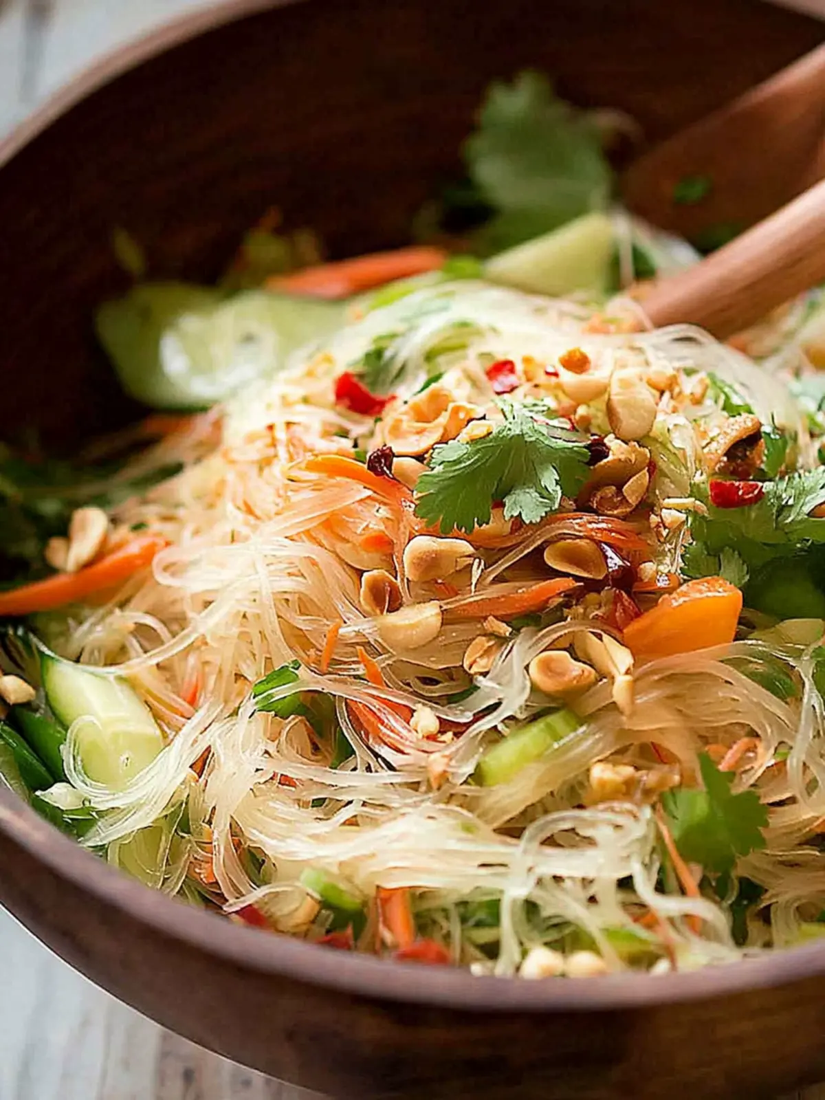 Vermicelli Noodle Salad: A Crunchy Fresh Delight! 2 Vermicelli Noodle Salad