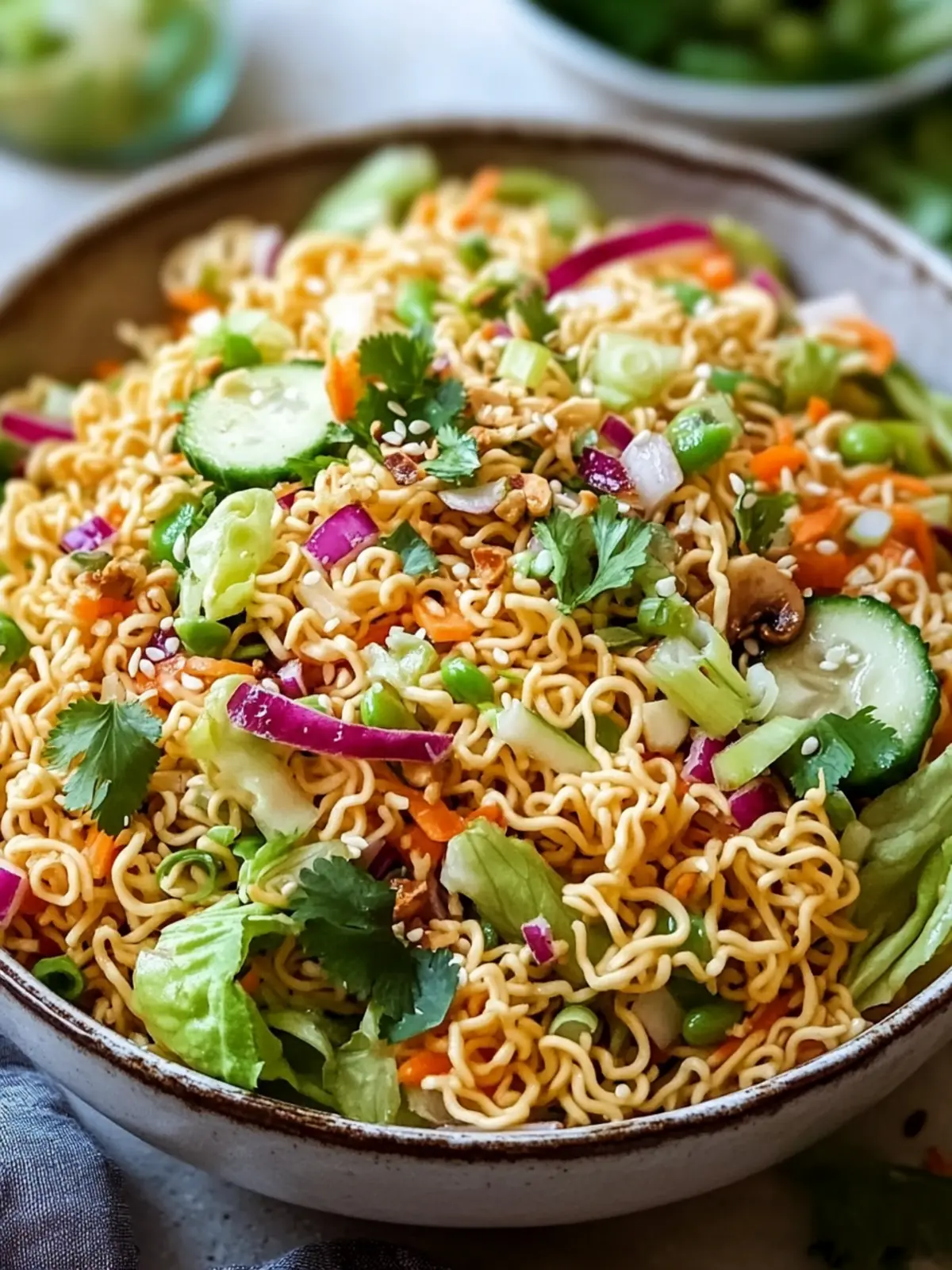 Ramen Noodle Salad Recipe for a Fresh Crunchy Delight 2 Ramen Noodle Salad Recipe for a Fresh Crunch
