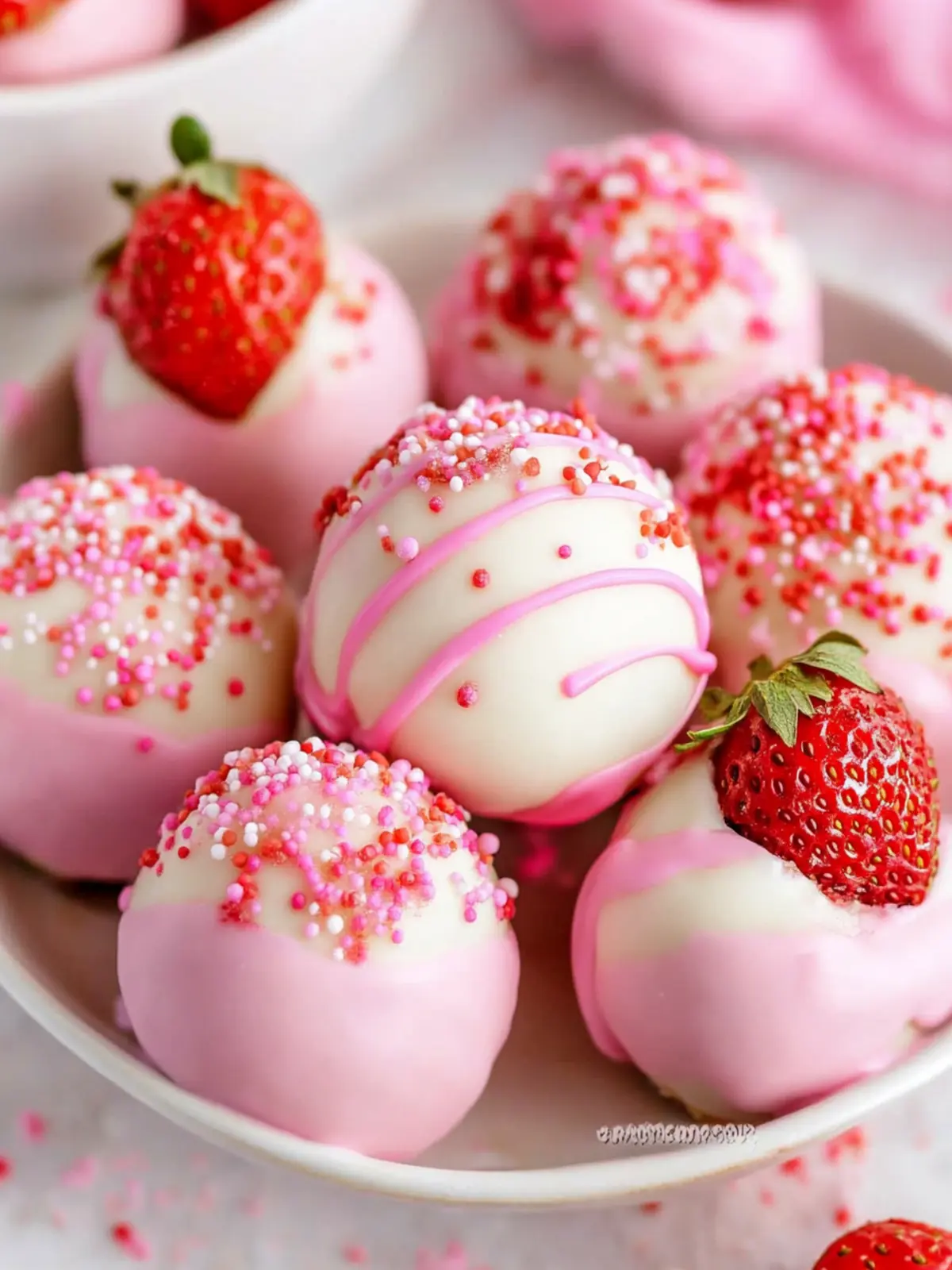 Irresistibly Creamy Strawberry Cake Truffles You’ll Love 2 Strawberry Cake Truffles