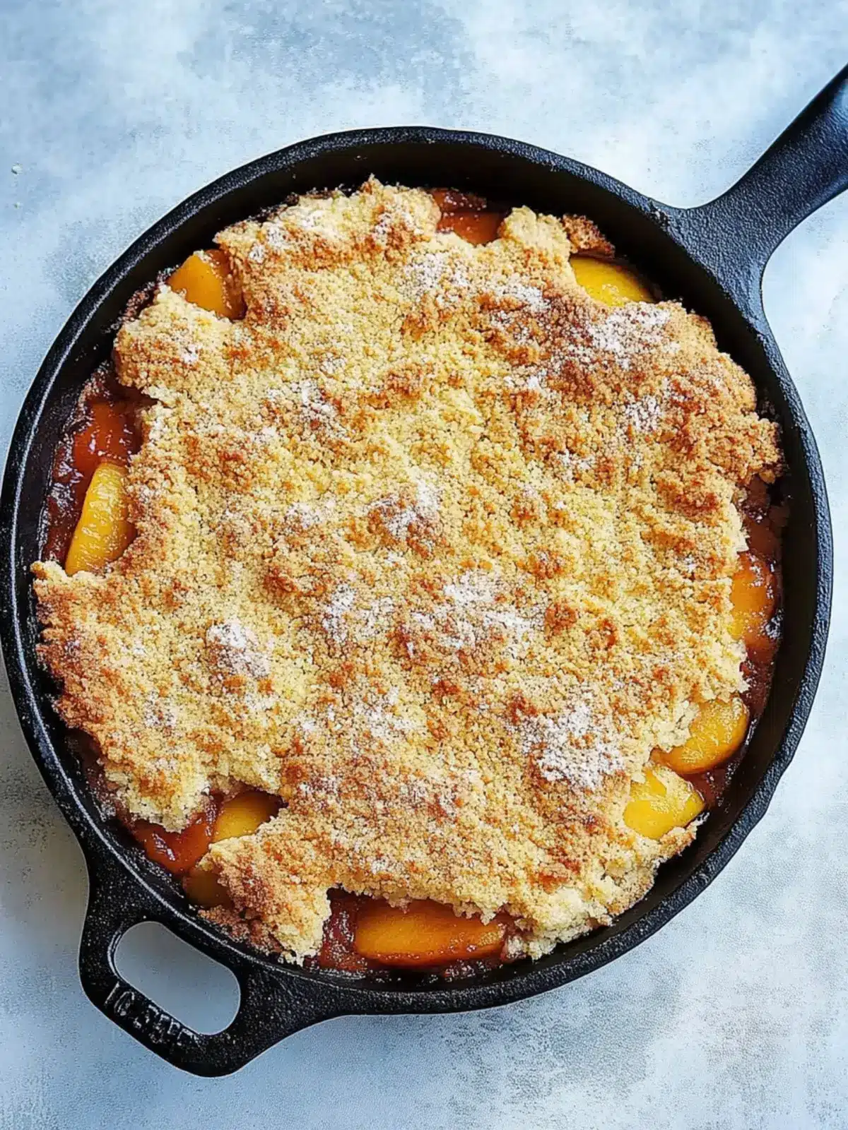 Bourbon Peach Cobbler That Will Brighten Your Day 3 Bourbon Peach Cobbler