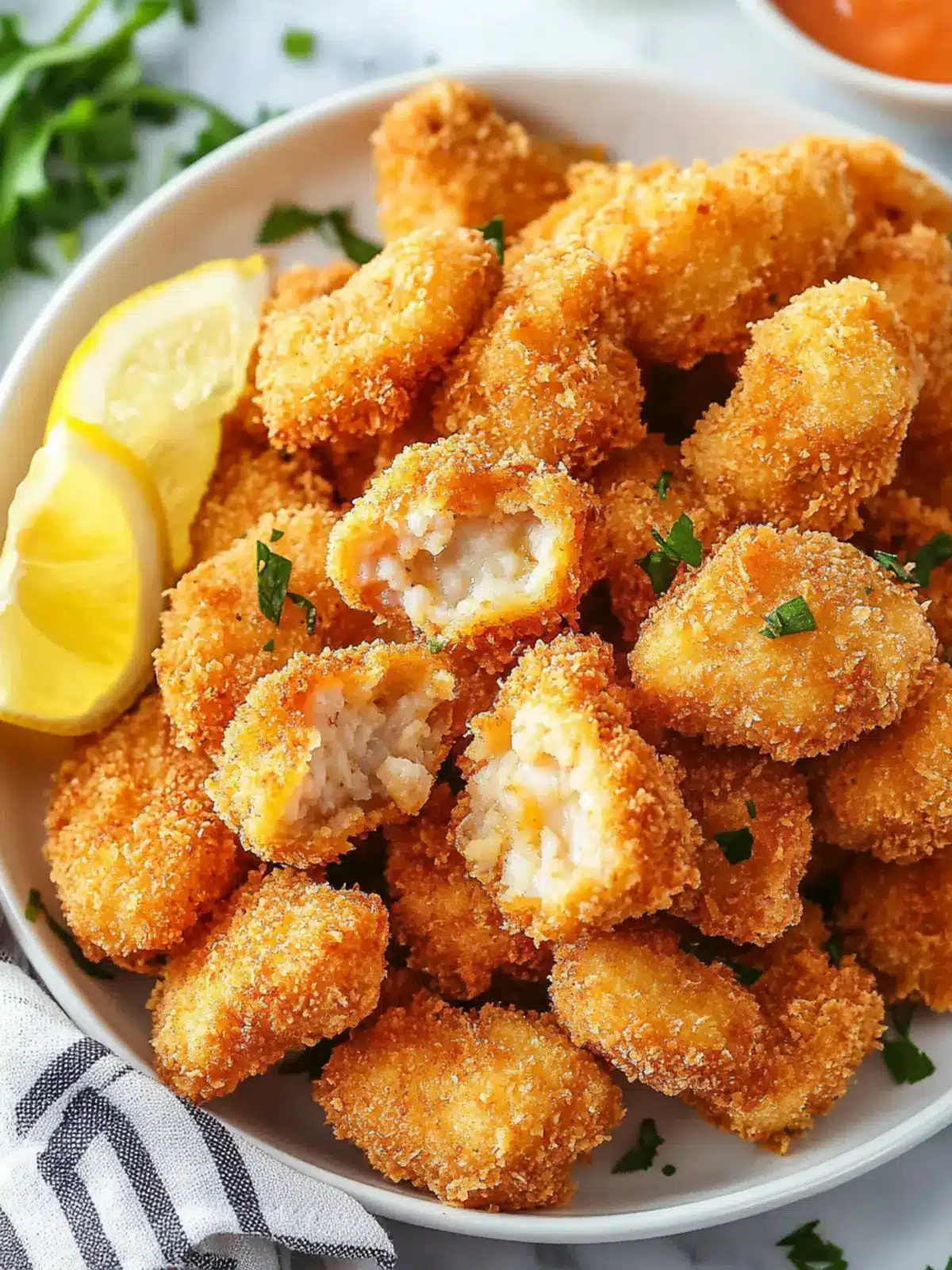 Crispy Fried Catfish Nuggets Perfect for Family Dinner Night 2 Fried Catfish Nuggets