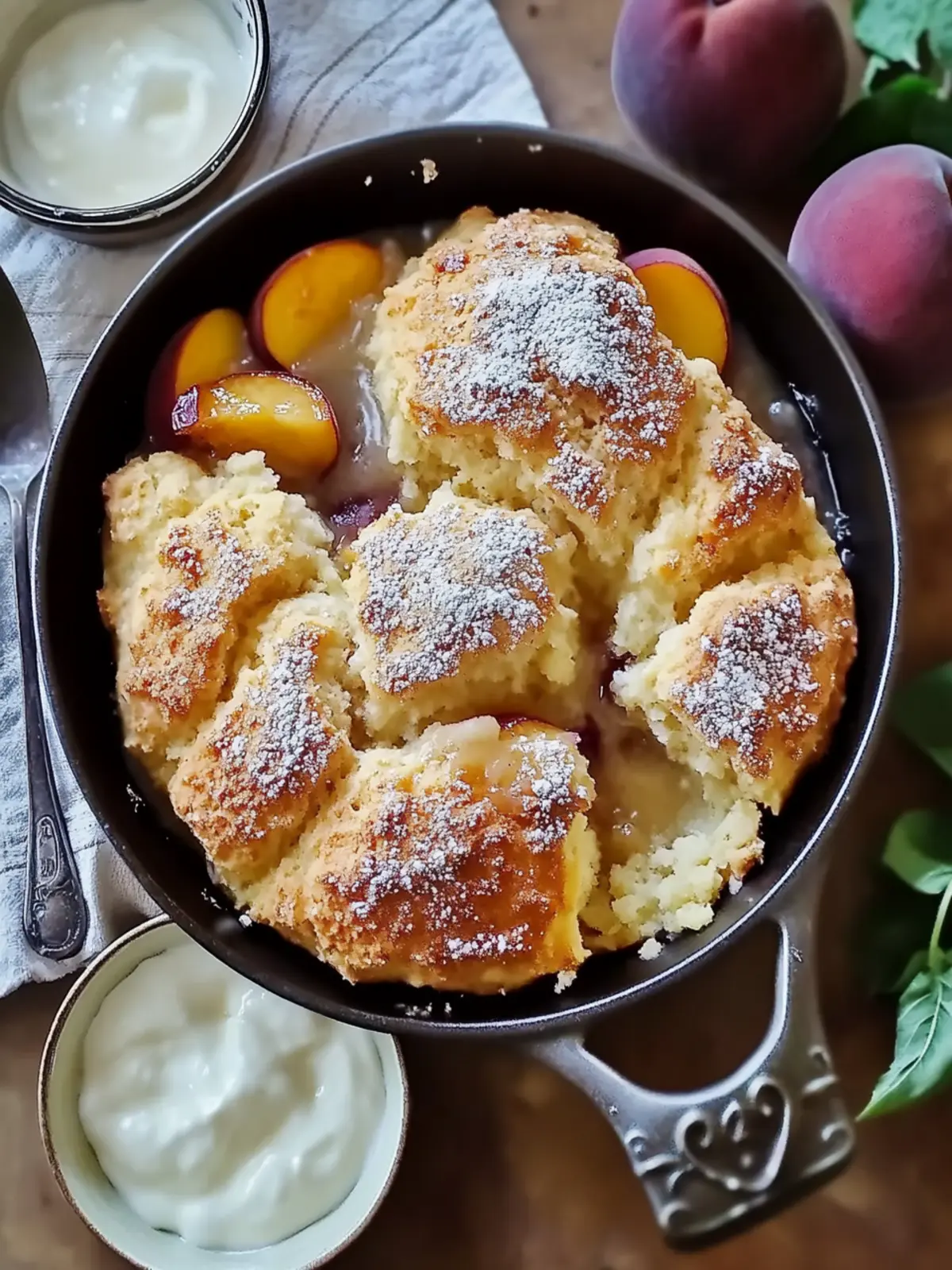 Irresistible Peach-Plum Cobbler With Buttermilk Biscuits Delight 3 Peach-Plum Cobbler With Buttermilk Biscuits