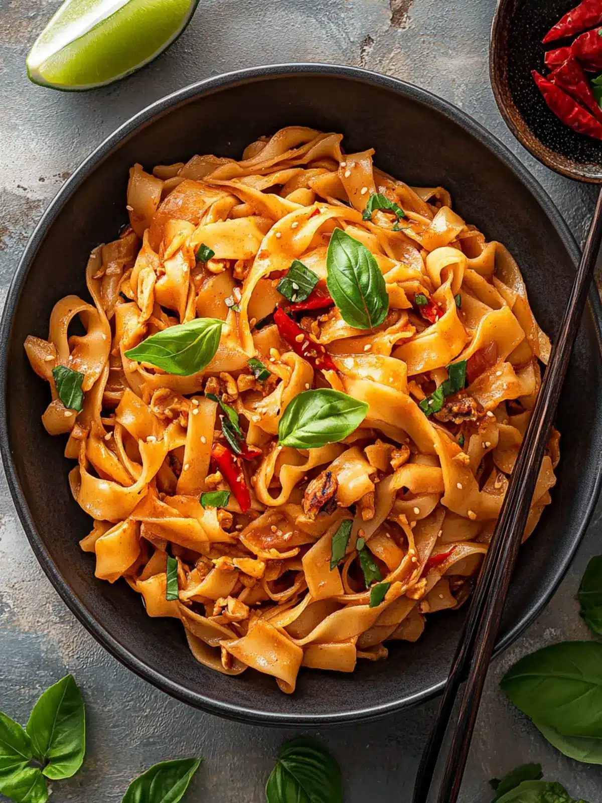 Spicy Drunken Noodles That Bring Thai Flavor Home 3 Spicy Drunken Noodles