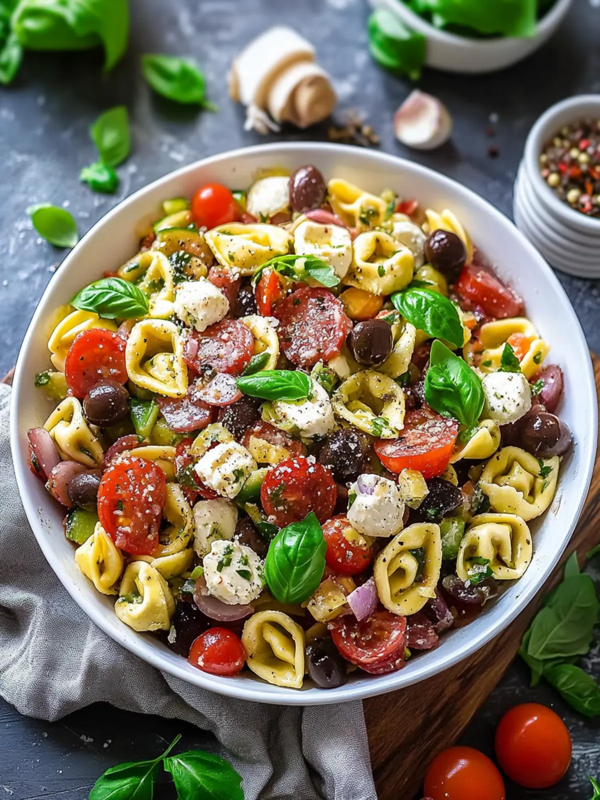 Savor Summer with Antipasto Tortellini Pasta Salad Delight 5 Antipasto Tortellini Pasta Salad