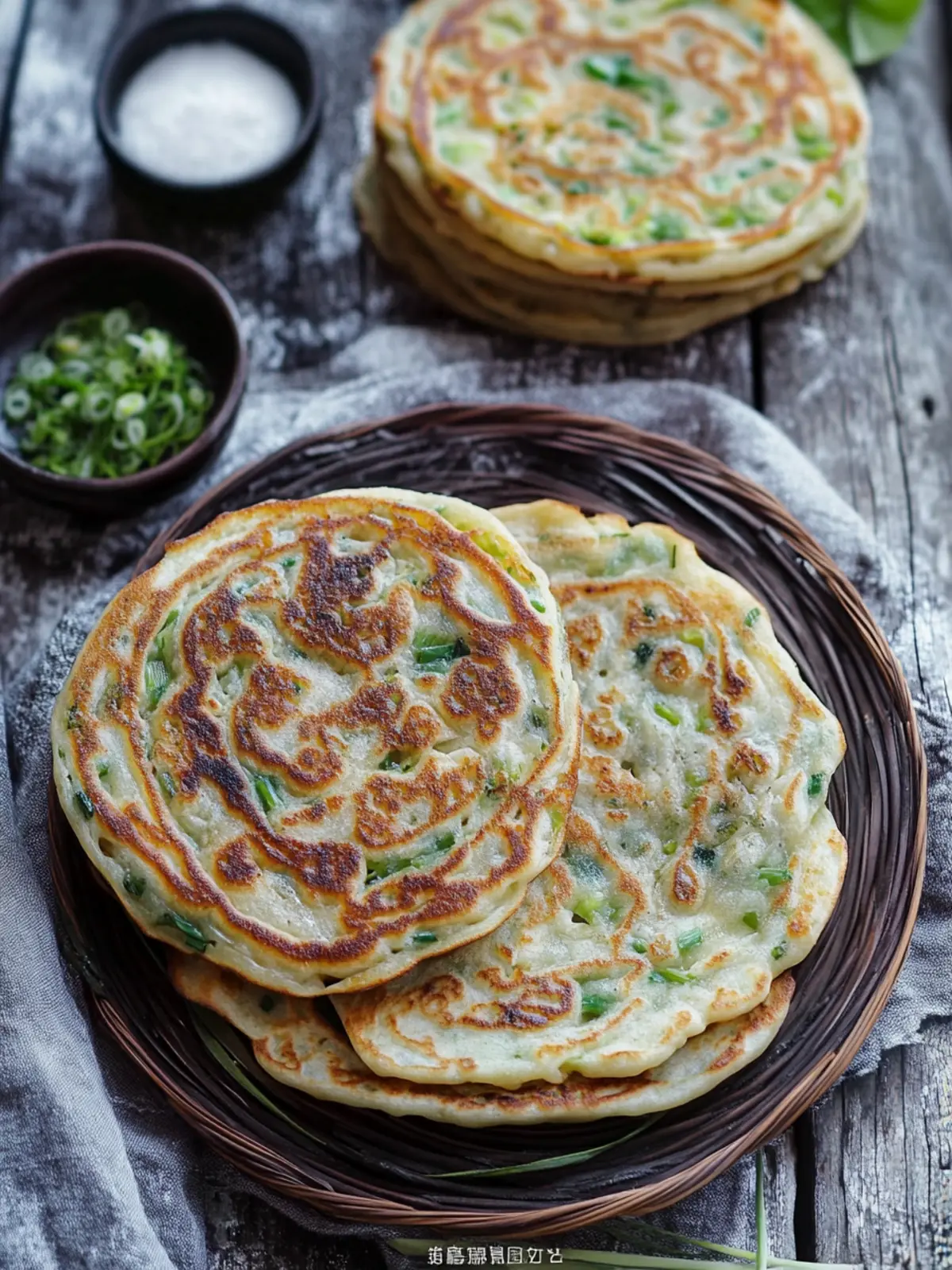 Delicious Scallion Pancakes That Will Wow Your Guests 3 Scallion pancakes (Cong You Bing, 葱油饼)