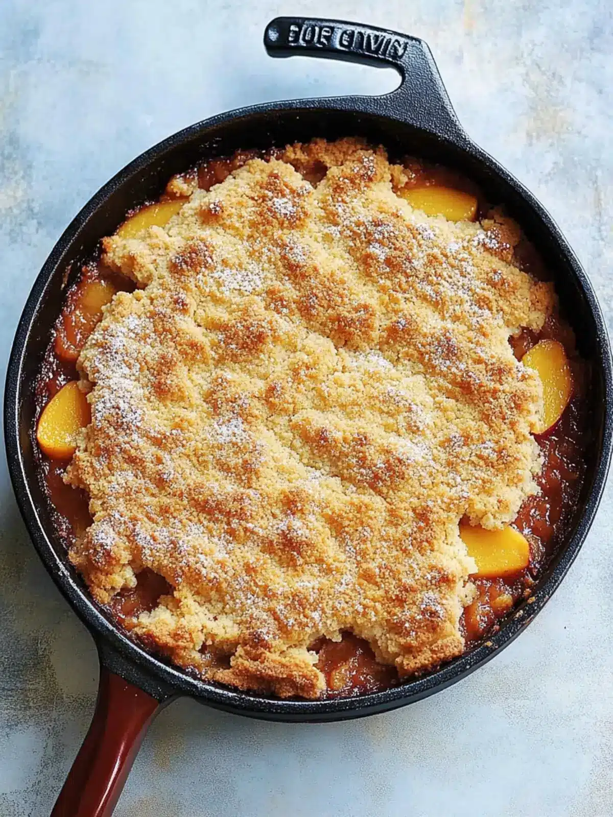 Bourbon Peach Cobbler That Will Brighten Your Day 4 Bourbon Peach Cobbler