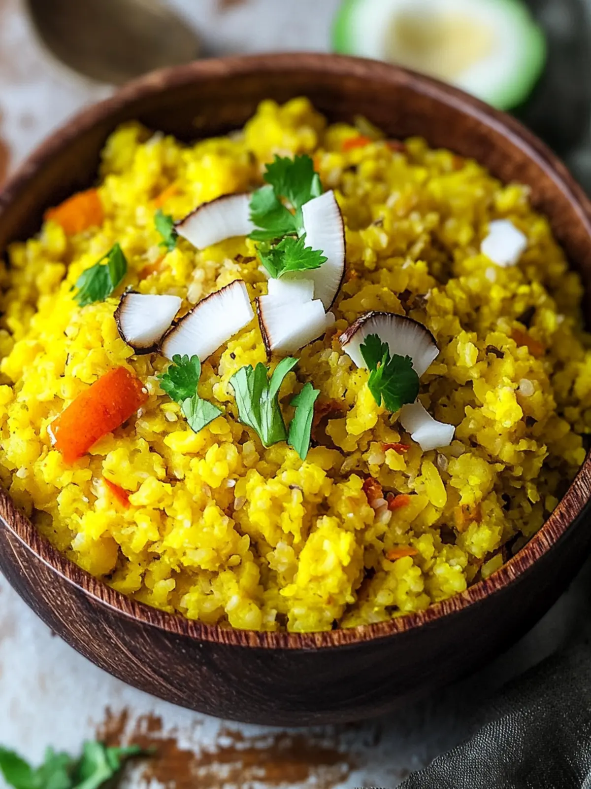 Turmeric Coconut Fonio: Your Flavorful Gluten-Free Delight 2 Turmeric Coconut Fonio