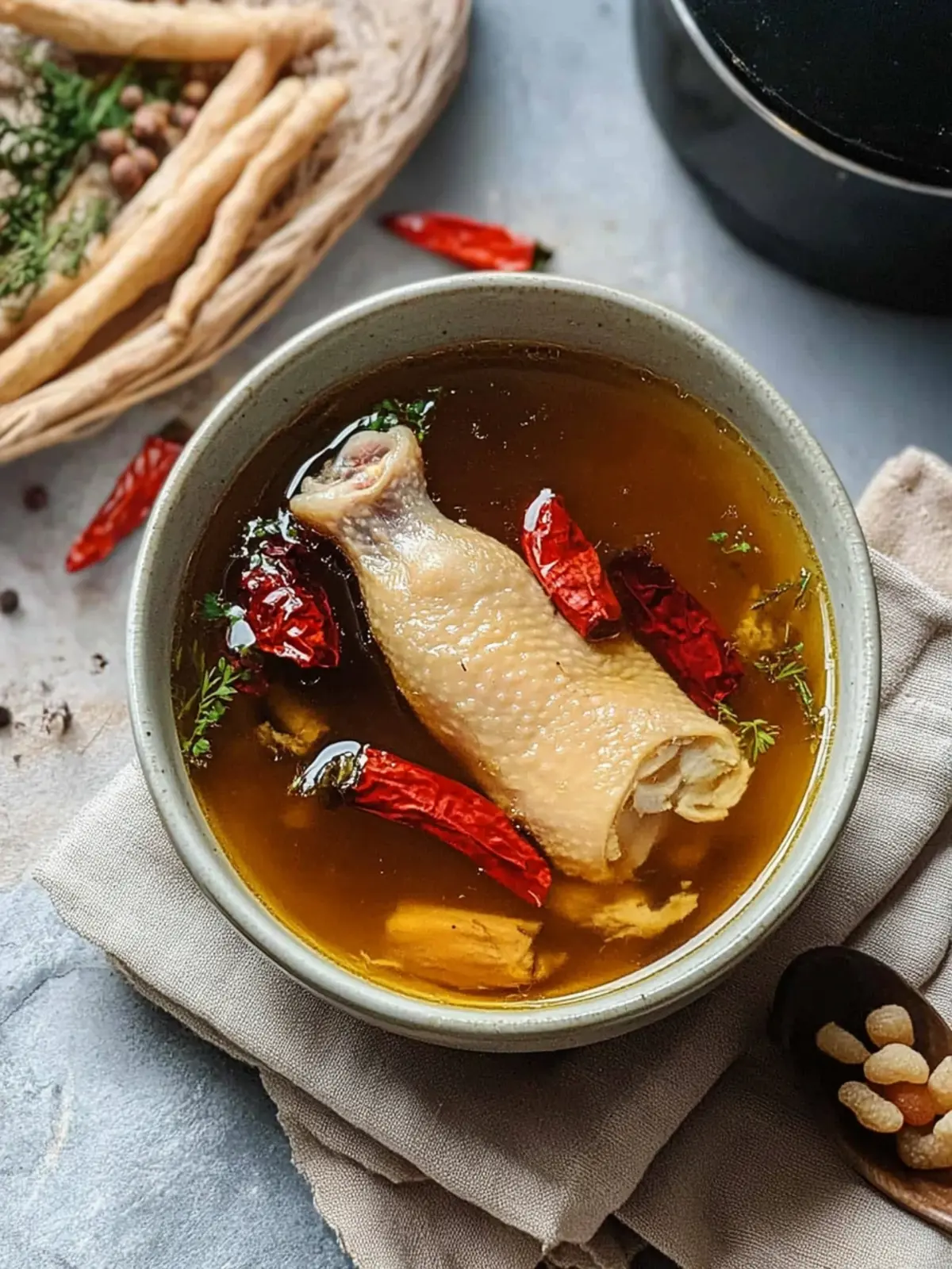 Revitalize Your Day with Chinese Ginseng Chicken Soup 3 Chinese Ginseng Chicken Soup