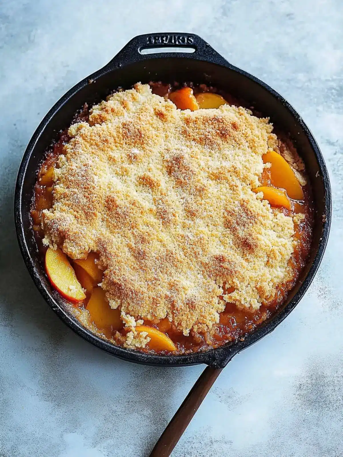 Bourbon Peach Cobbler That Will Brighten Your Day 2 Bourbon Peach Cobbler