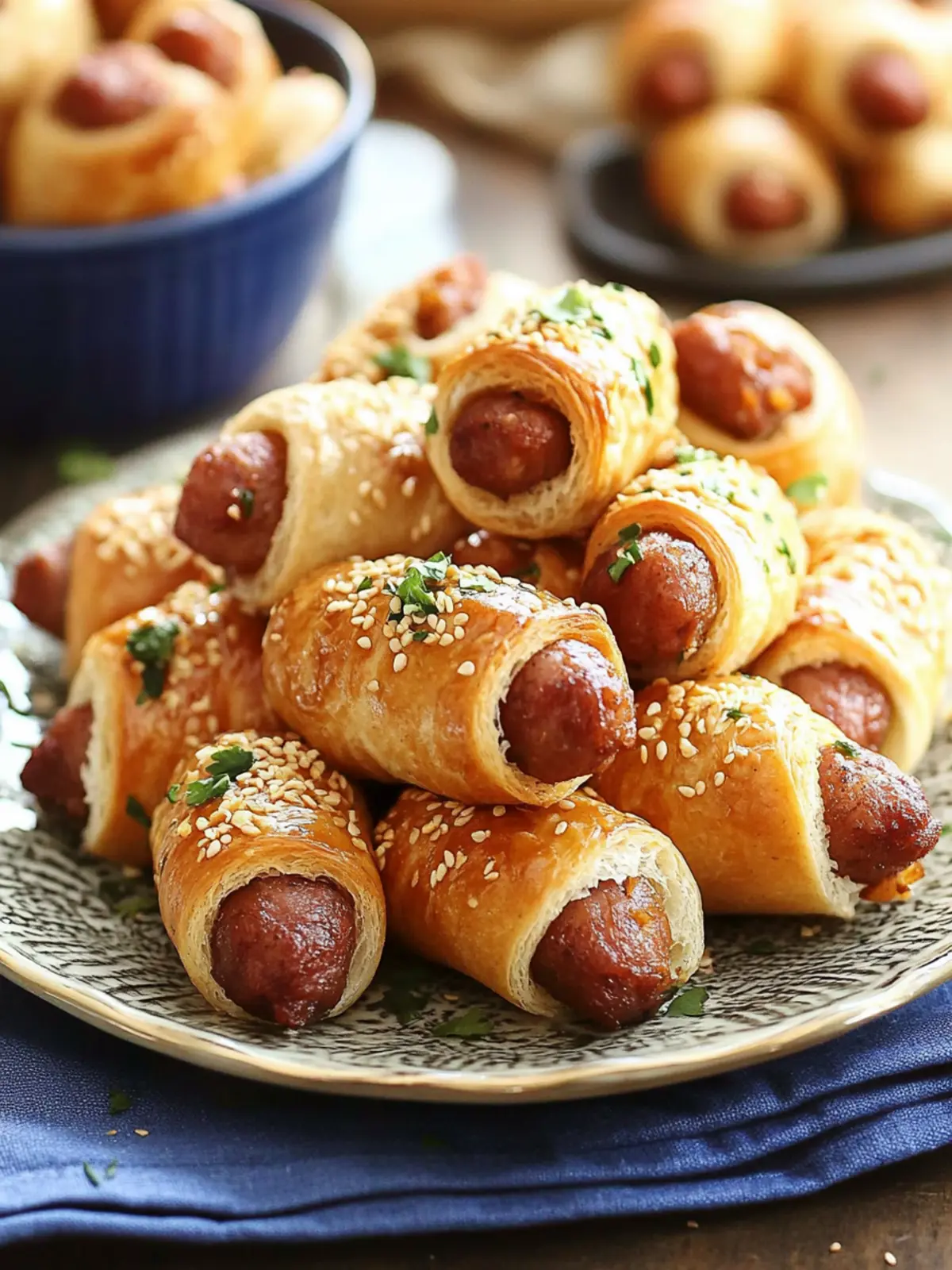 Irresistible Everything Pigs in a Blanket for Easy Snacking 3 Everything Pigs in a Blanket