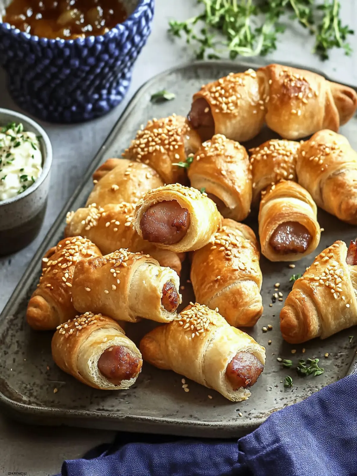 Irresistible Everything Pigs in a Blanket for Easy Snacking 4 Everything Pigs in a Blanket