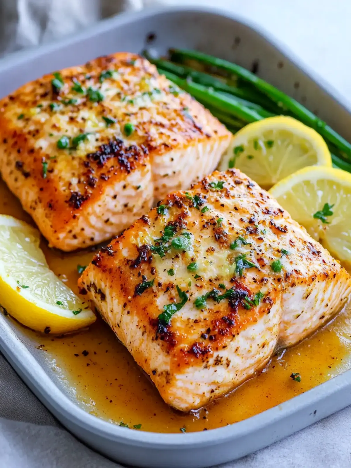 Baked Lemon Garlic Butter Salmon: A 15-Minute Delight 5 Baked Lemon Garlic Butter Salmon