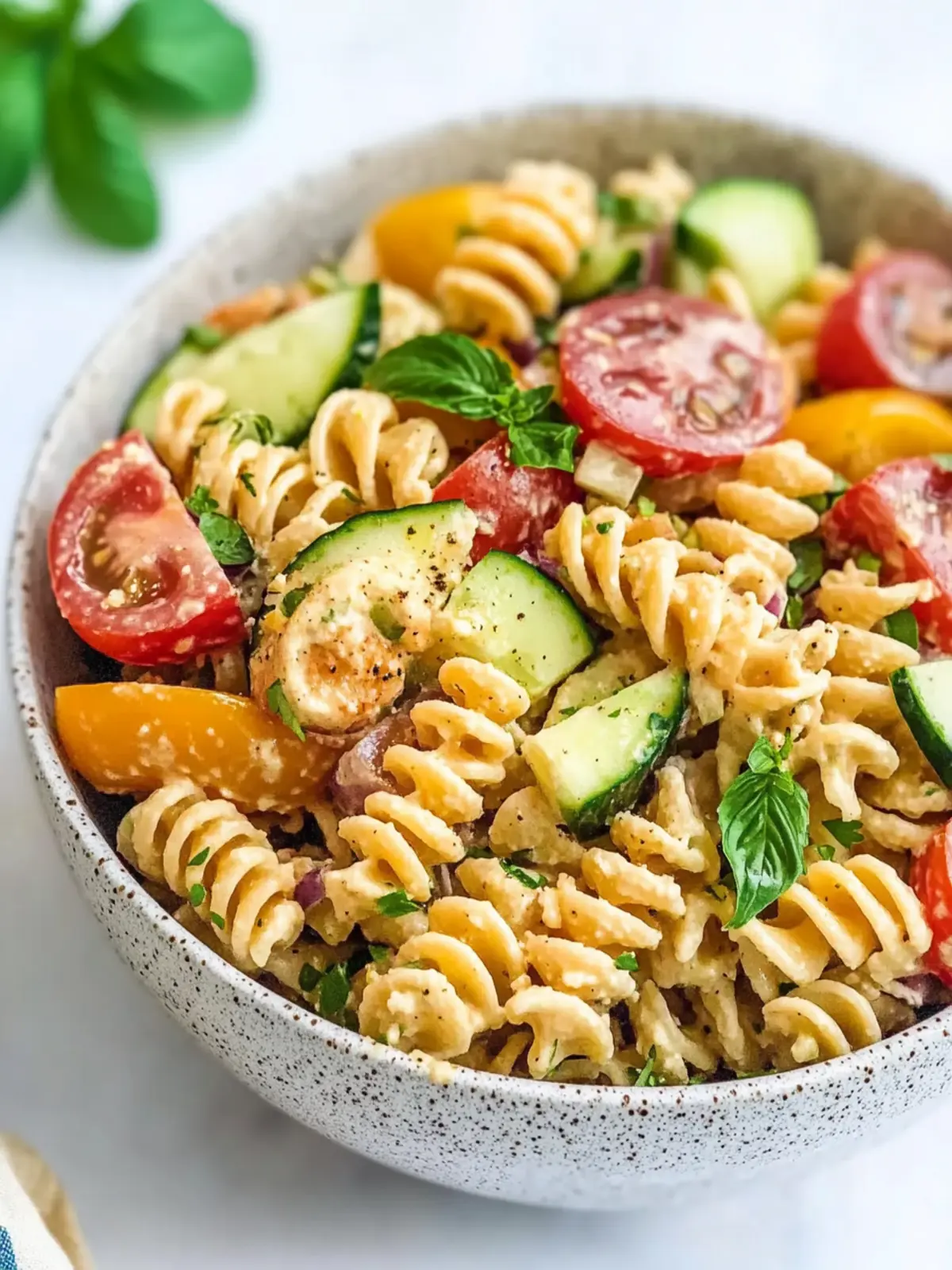 Delicious Hummus Pasta Salad: Quick, Vegan & Flavorful Fun 5 Hummus Pasta Salad
