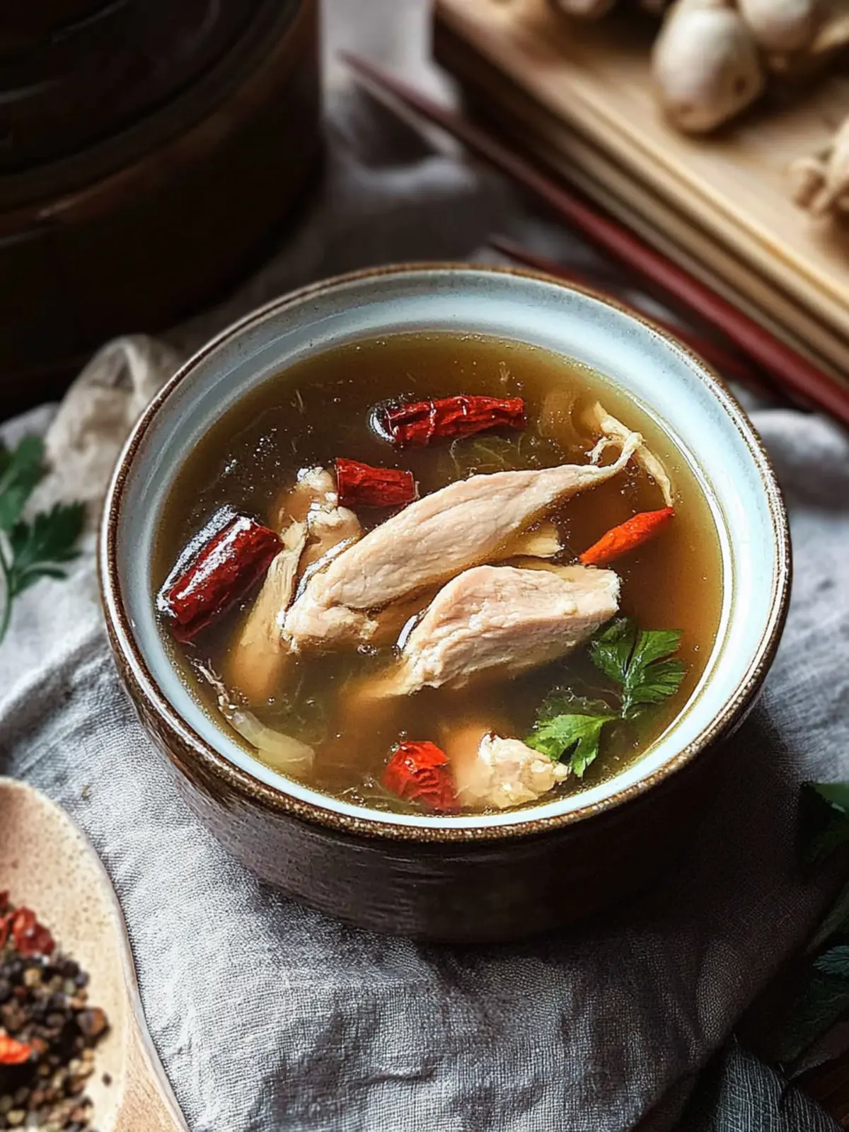 Revitalize Your Day with Chinese Ginseng Chicken Soup 5 Chinese Ginseng Chicken Soup