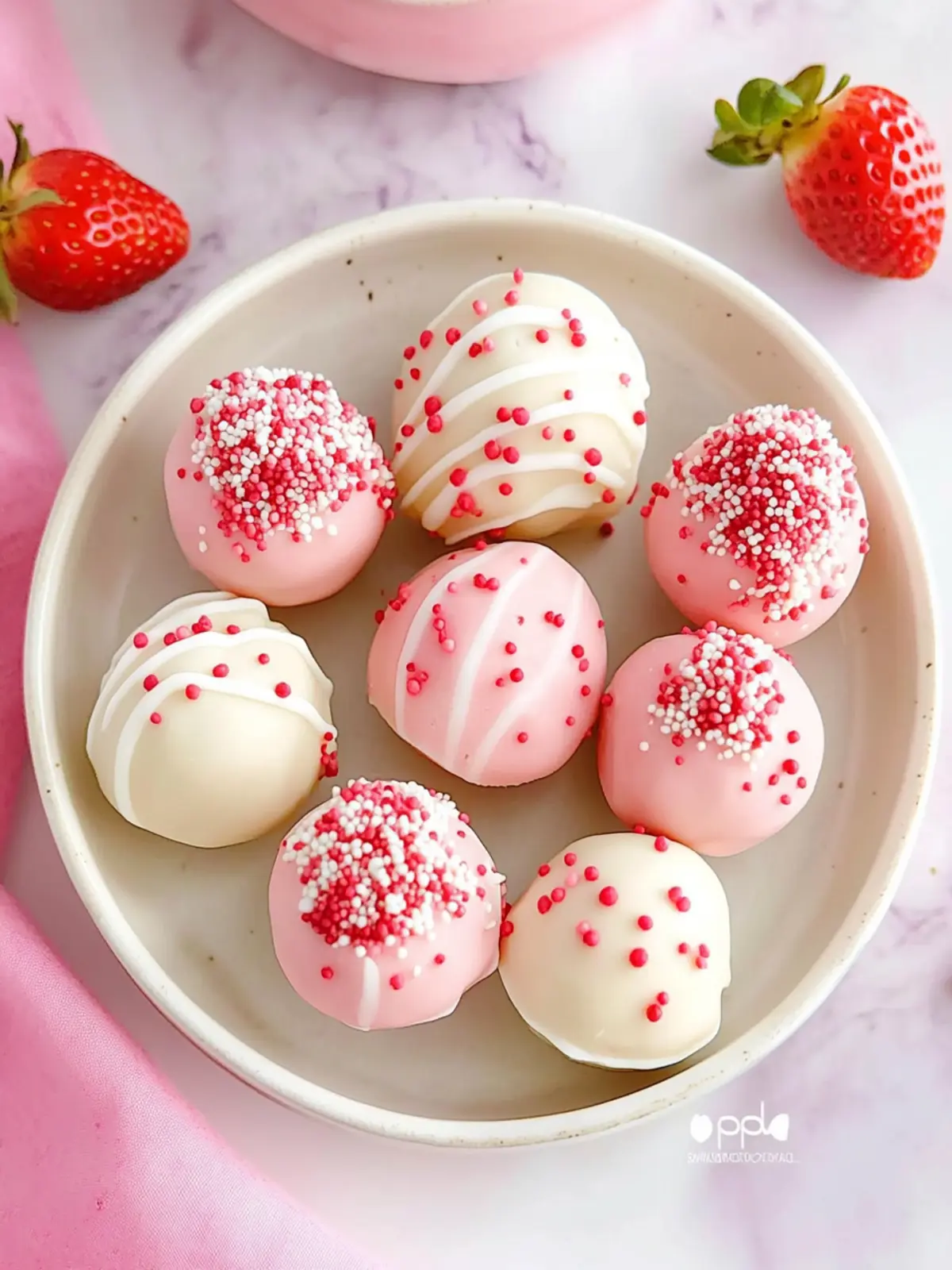 Irresistibly Creamy Strawberry Cake Truffles You’ll Love 5 Strawberry Cake Truffles