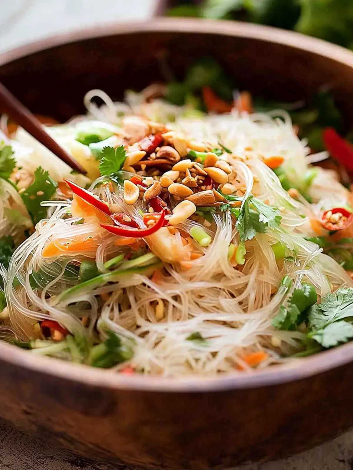 Vermicelli Noodle Salad: A Crunchy Fresh Delight! 4 Vermicelli Noodle Salad