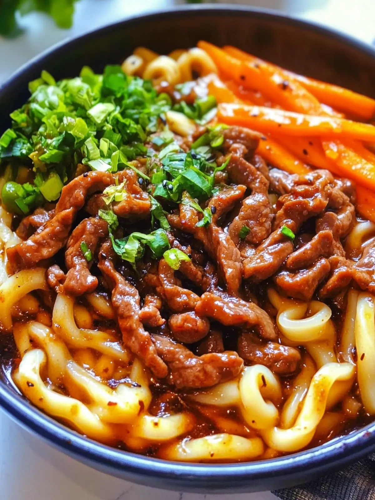 Easy Black Pepper Beef Udon in 20 Minutes: Comfort Food Bliss 3 Easy Black Pepper Beef Udon
