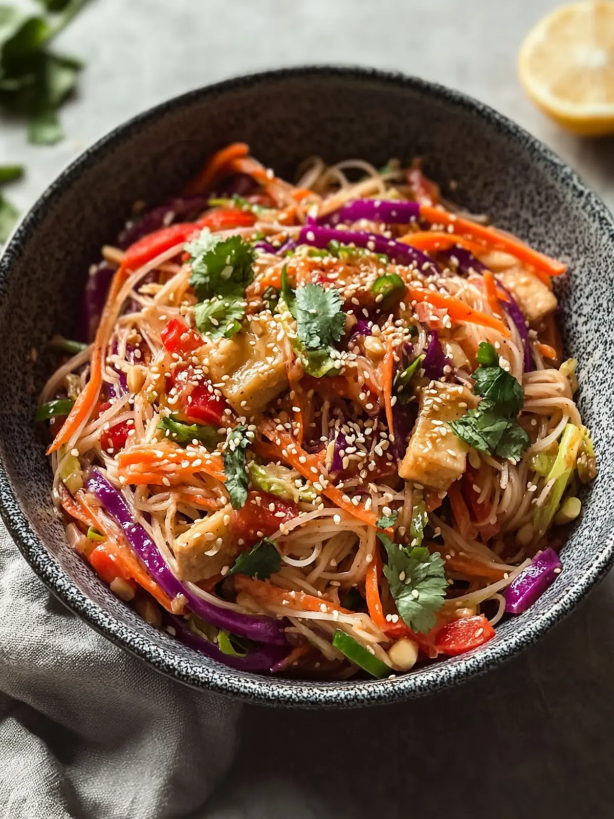 Miso Peanut Rainbow Noodle Salad for Vibrant, Easy Meals 3 Miso Peanut Rainbow Noodle Salad