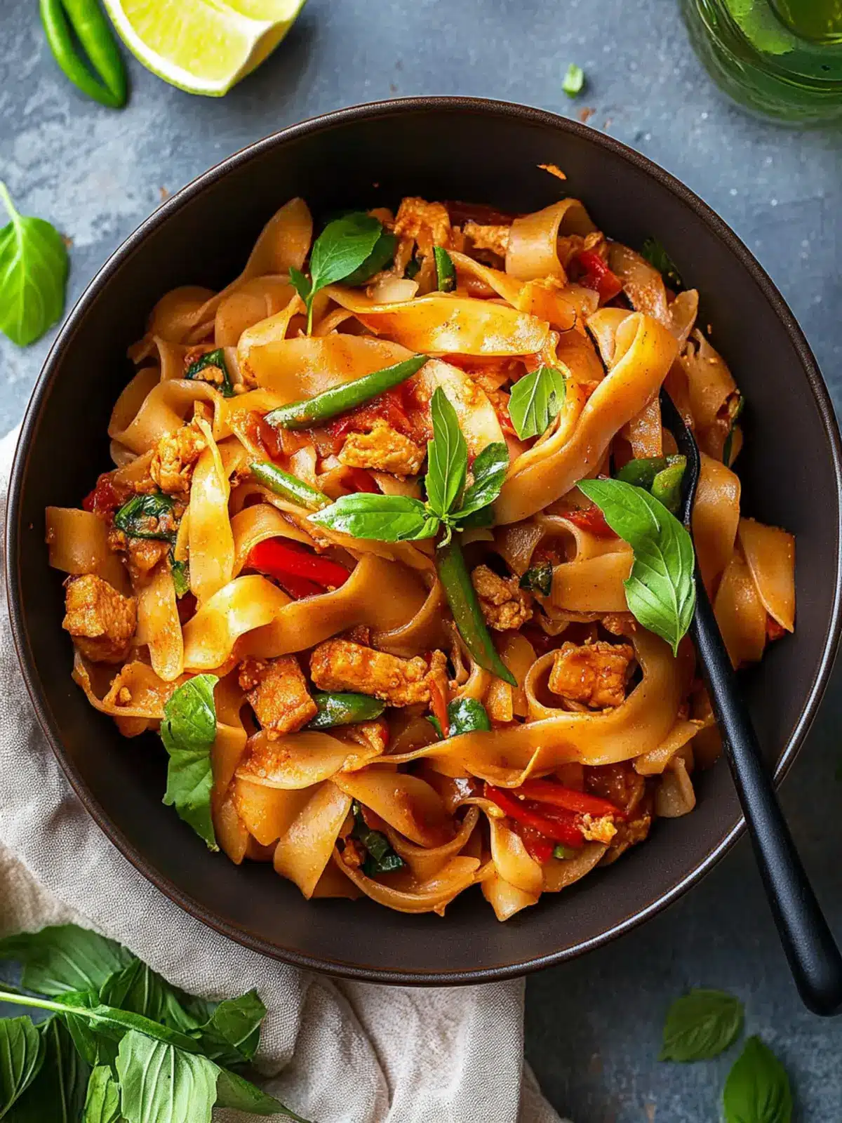 Spicy Drunken Noodles That Bring Thai Flavor Home 4 Spicy Drunken Noodles