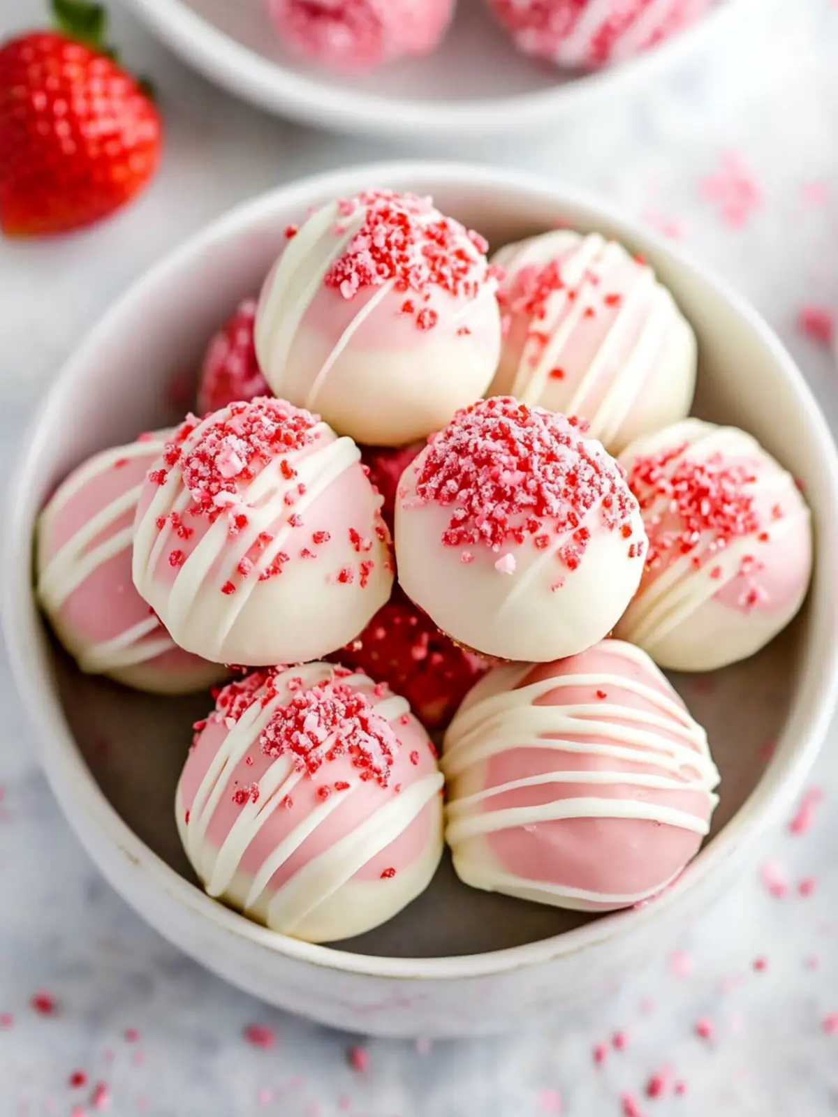 Irresistibly Creamy Strawberry Cake Truffles You’ll Love 3 Strawberry Cake Truffles