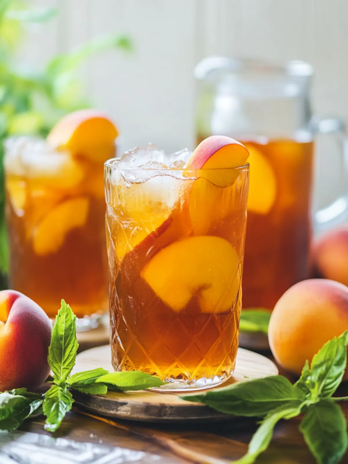 Georgia Peach Sweet Tea Recipe You’ll Love on a Hot Day 5 Georgia Peach Sweet Tea