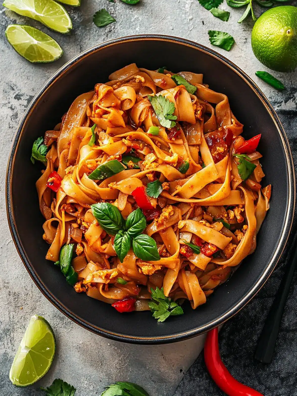 Spicy Drunken Noodles That Bring Thai Flavor Home 2 Spicy Drunken Noodles