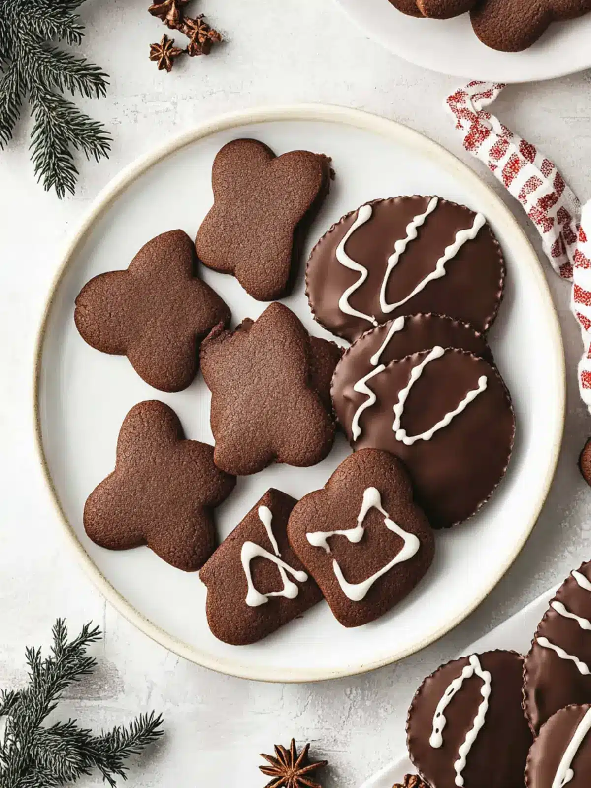 Irresistible Chocolate Cut-Out Cookies You’ll Love to Decorate 5 Chocolate Cut-Out Cookies