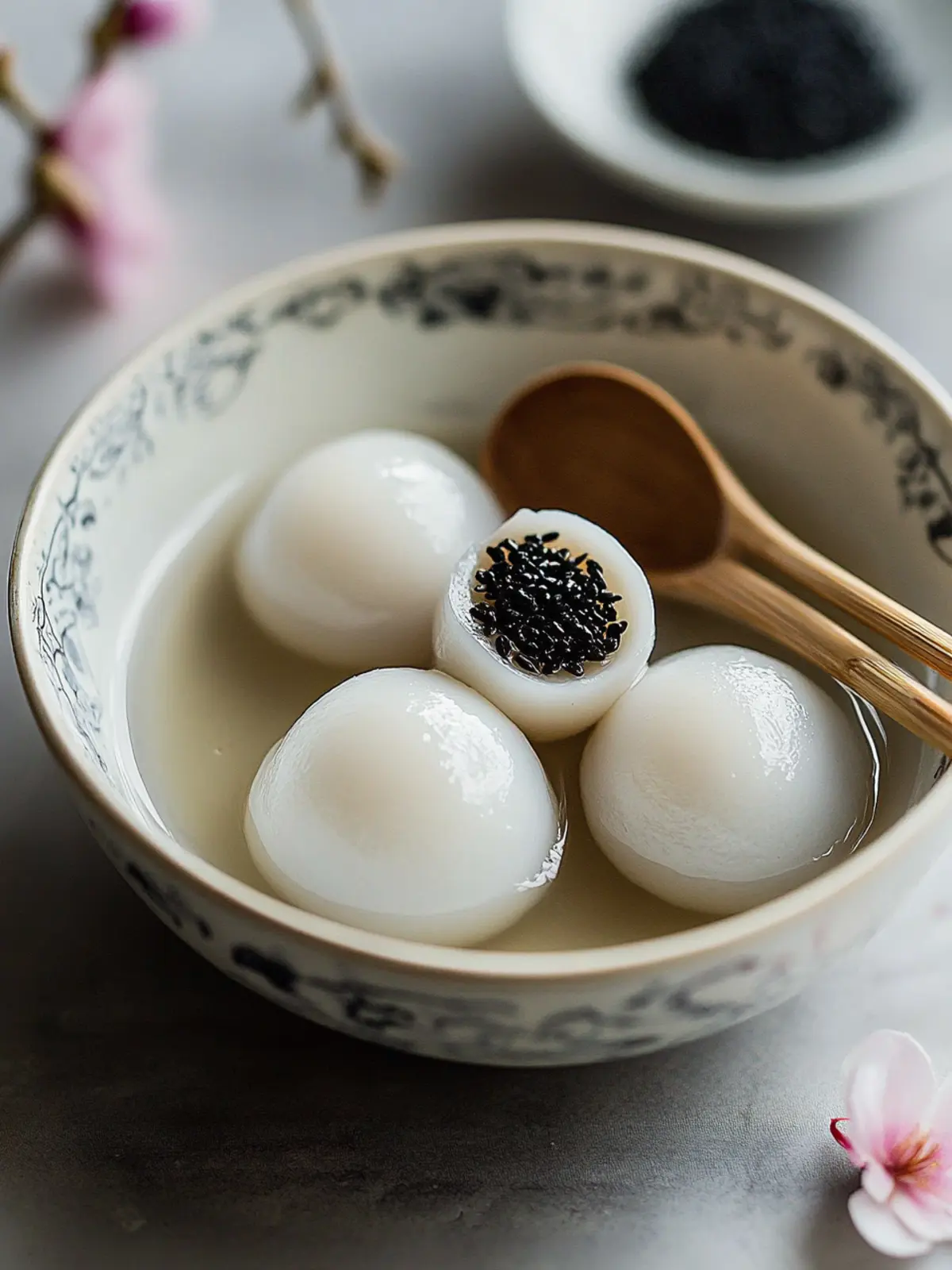 Delicious Black Sesame Tang Yuan to Sweeten Your Day 5 Black Sesame Tang Yuan