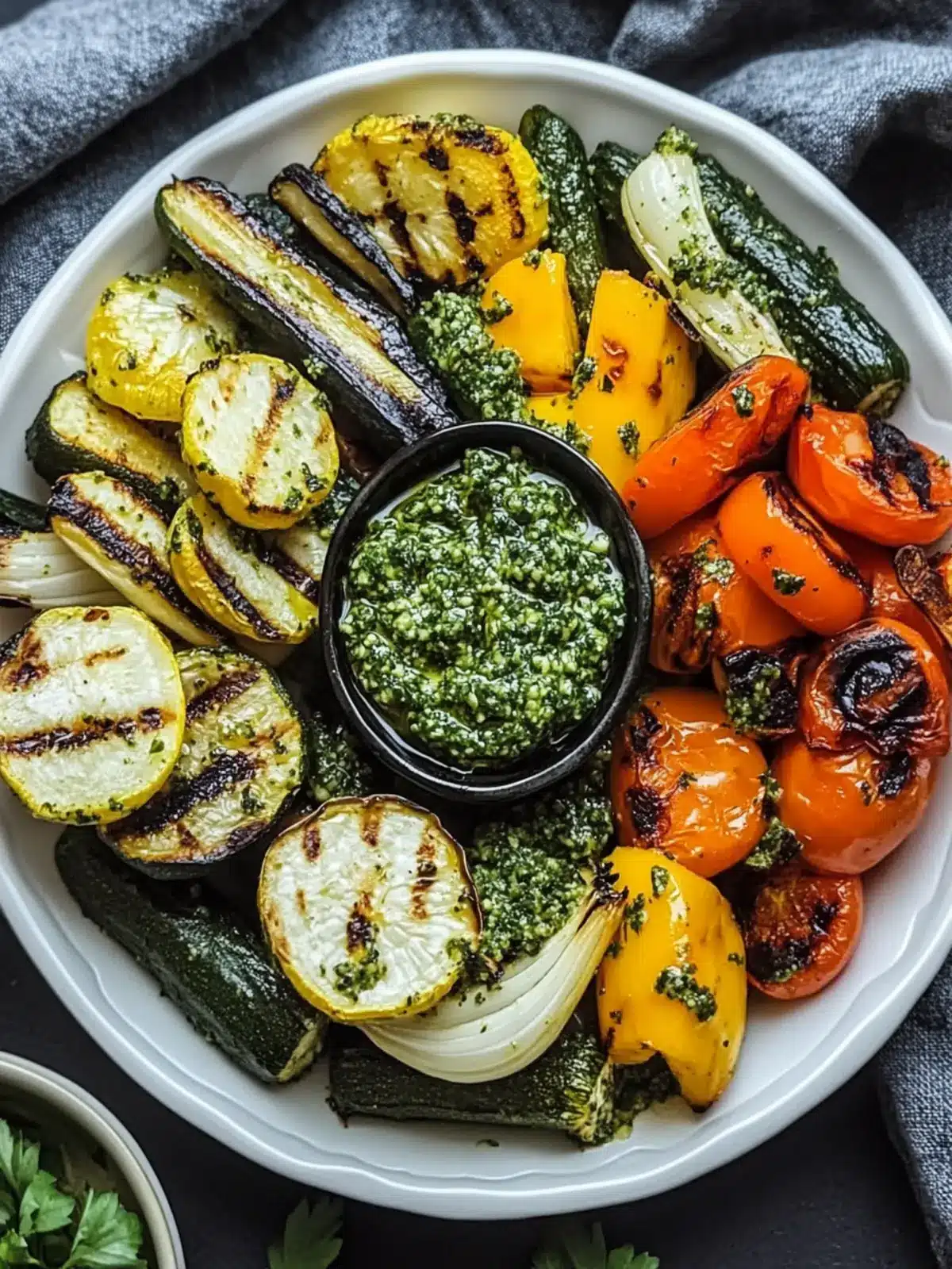 Grilled Vegetables with Collard Green Pesto Recipe for Flavor Bliss 4 Grilled Vegetables with Collard Green Pesto Recipe